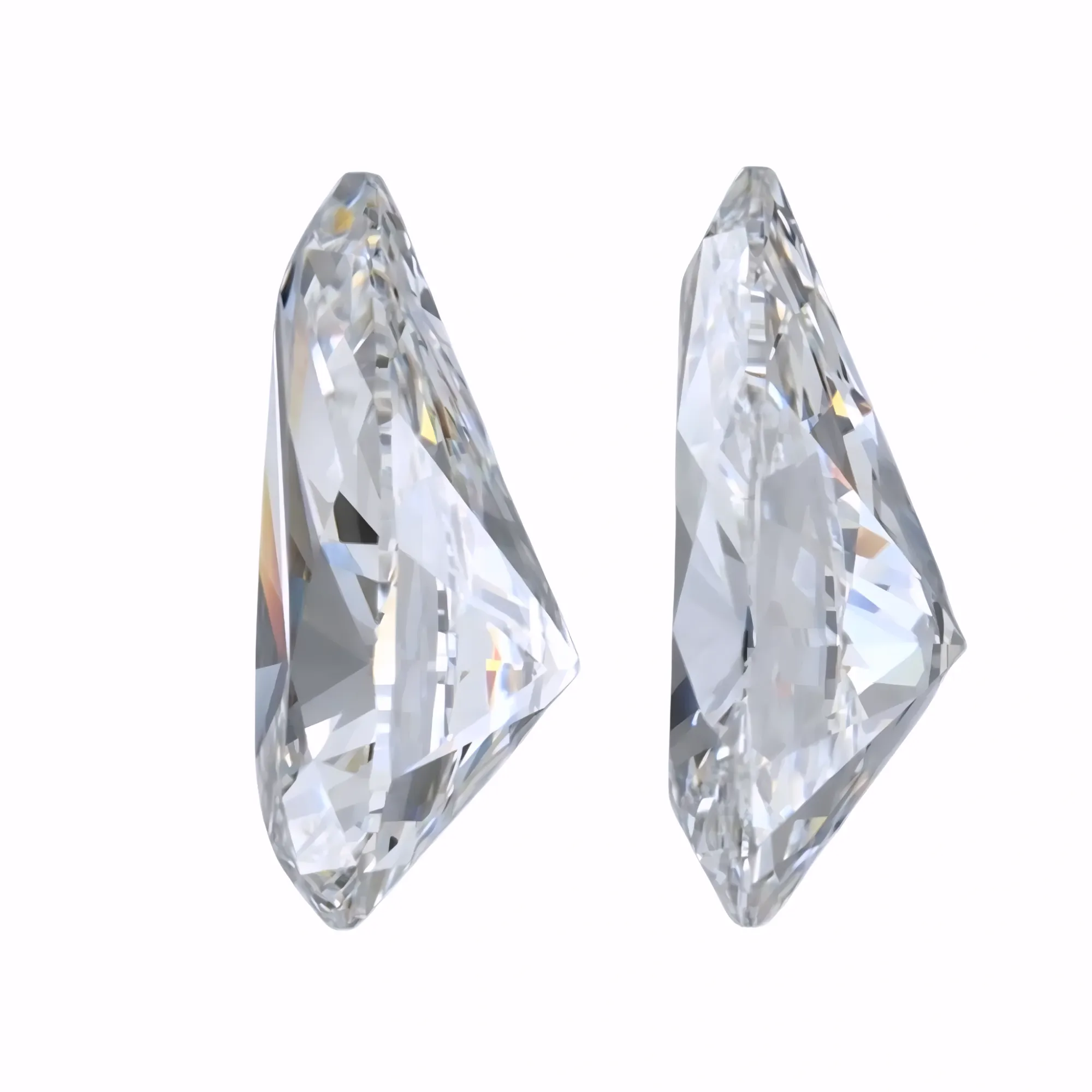 Solitairekart 1+1 Carat F Color, VS1 Clarity Combo Lab Grown Diamond For Studs