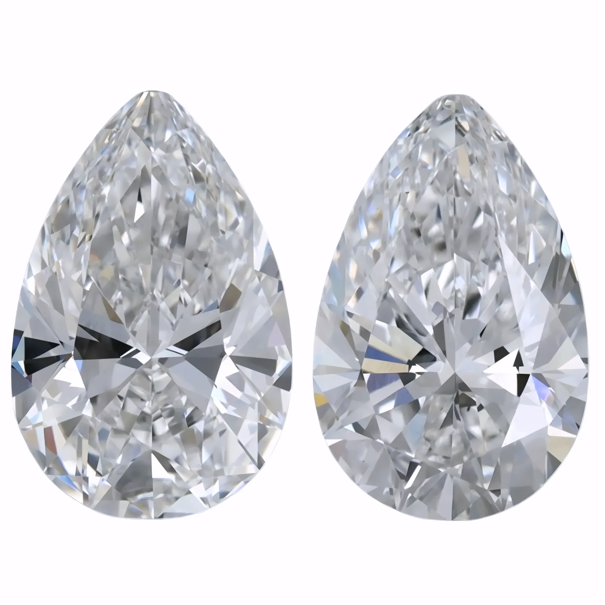 Solitairekart 1+1 Carat F Color, VS1 Clarity Combo Lab Grown Diamond For Studs