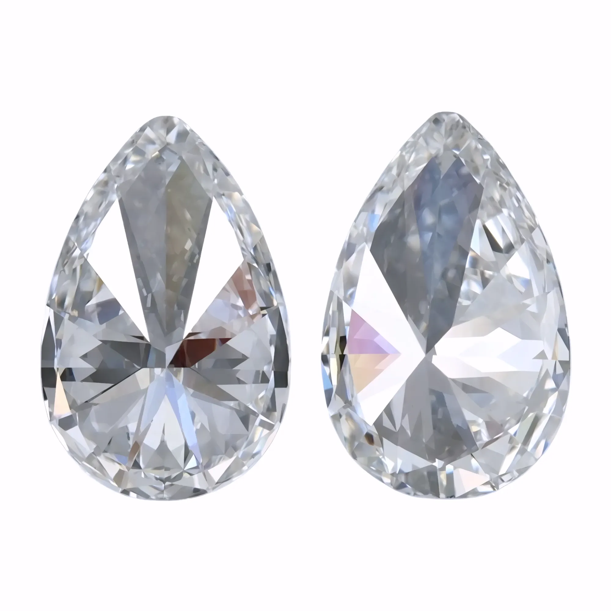 Solitairekart 1+1 Carat F Color, VS1 Clarity Combo Lab Grown Diamond For Studs