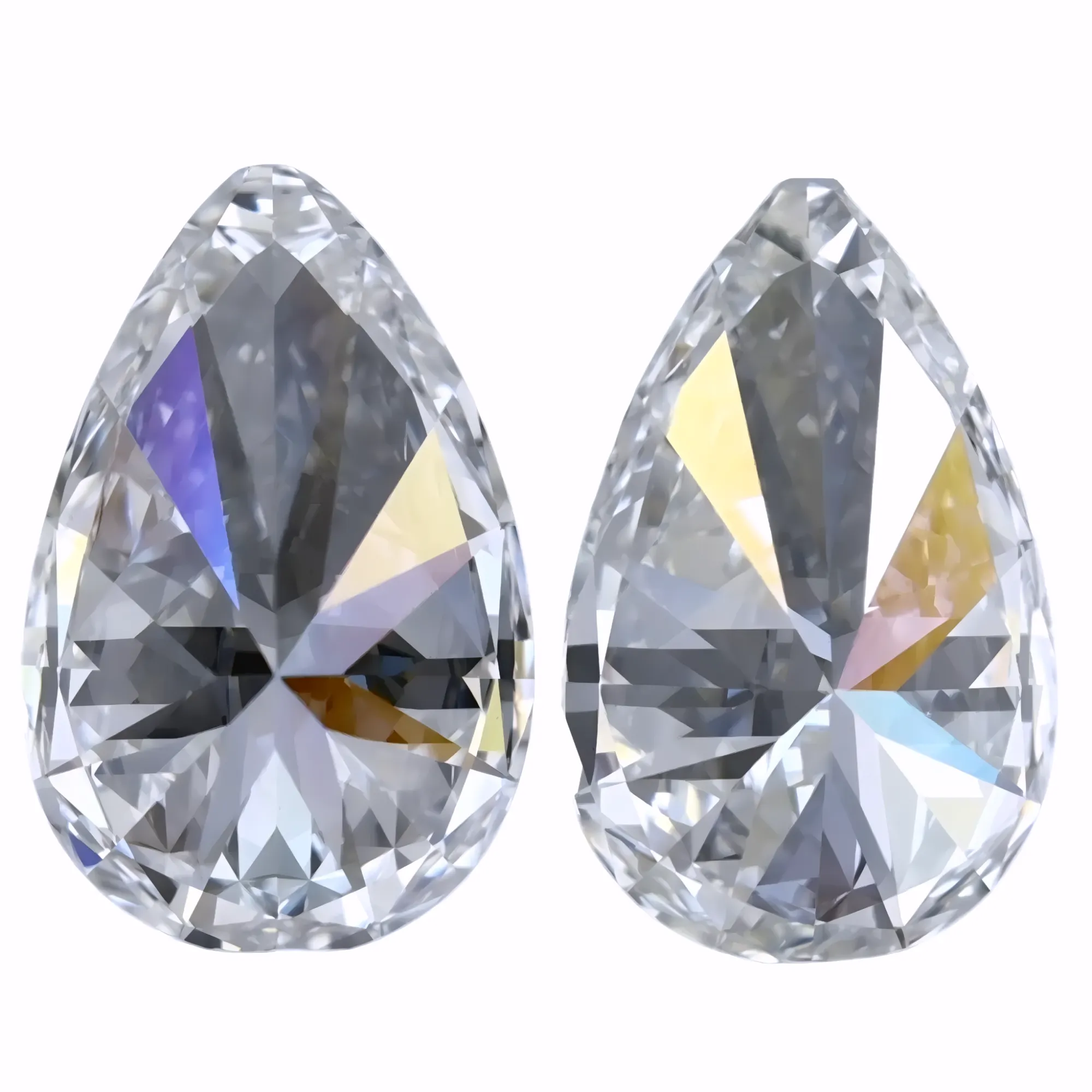 Solitairekart 1+1 Carat F Color, VS1 Clarity Combo Lab Grown Diamond For Studs