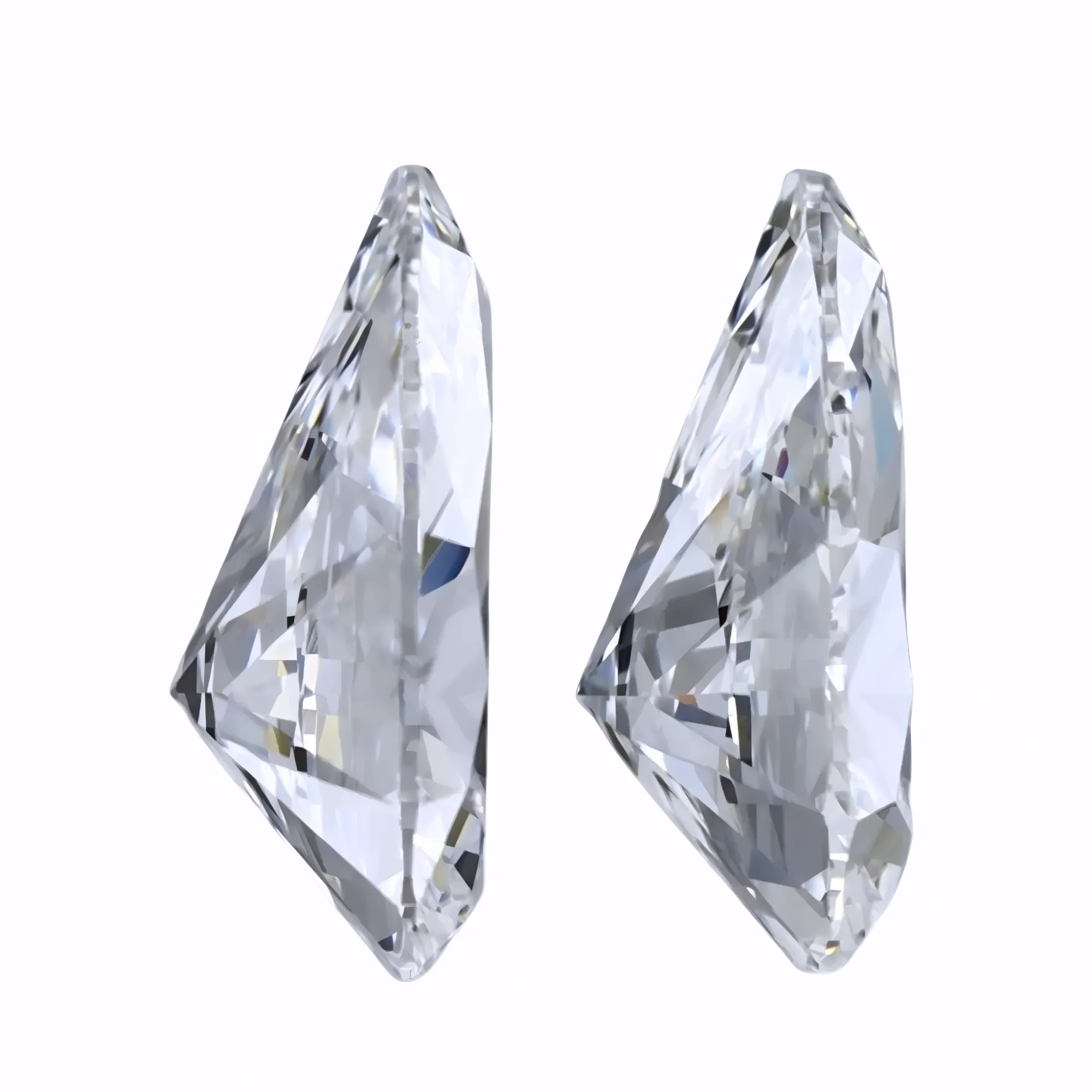 Solitairekart 1+1 Carat F Color, VS1 Clarity Combo Lab Grown Diamond For Studs