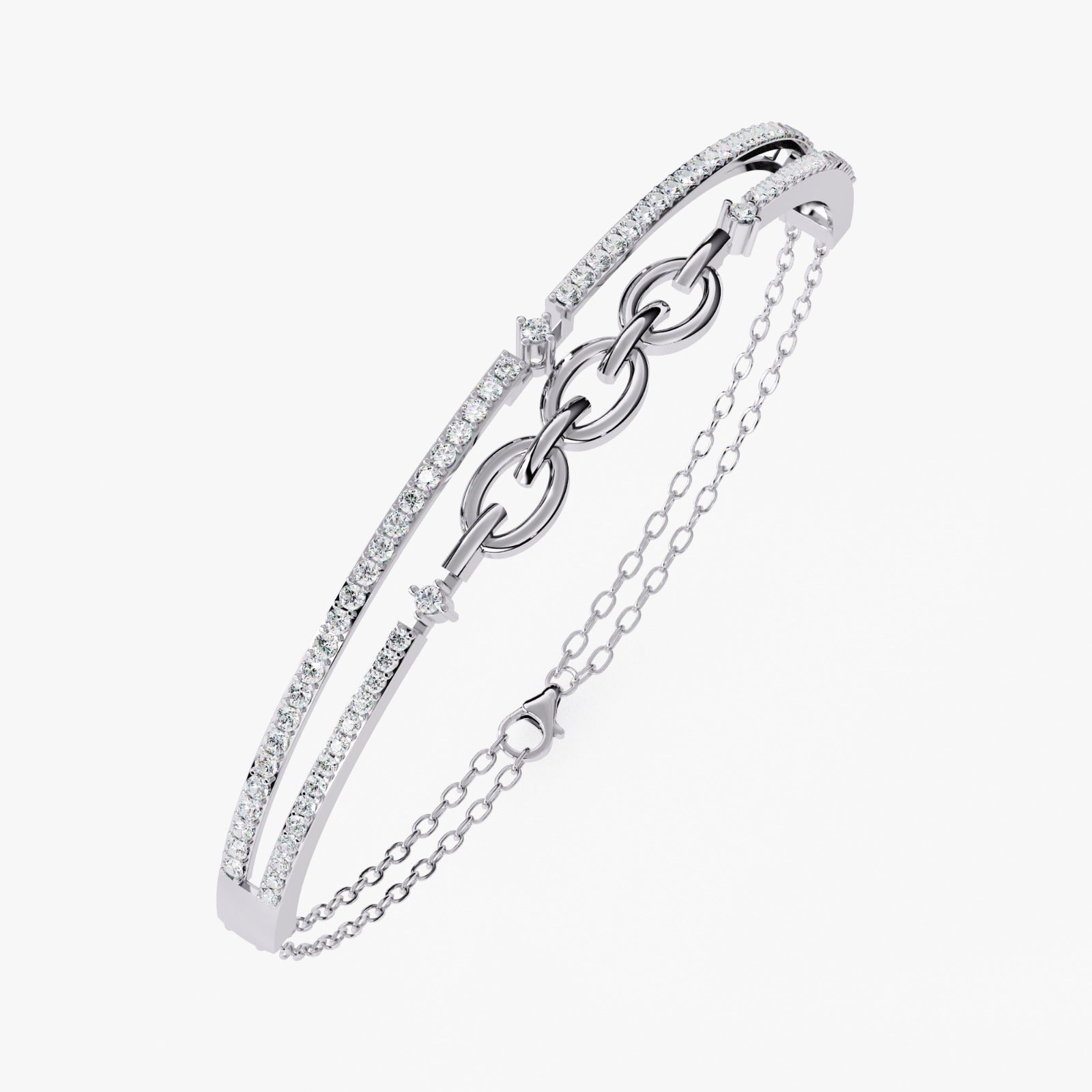 Solitairekart 0.86ct Lab Grown Diamond Bracelet