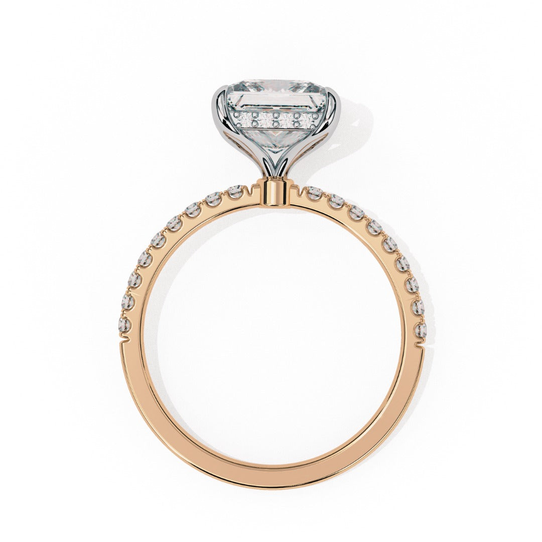 Buy 2.54ct Princess Cut Natural Diamond Ring Solitairekart.