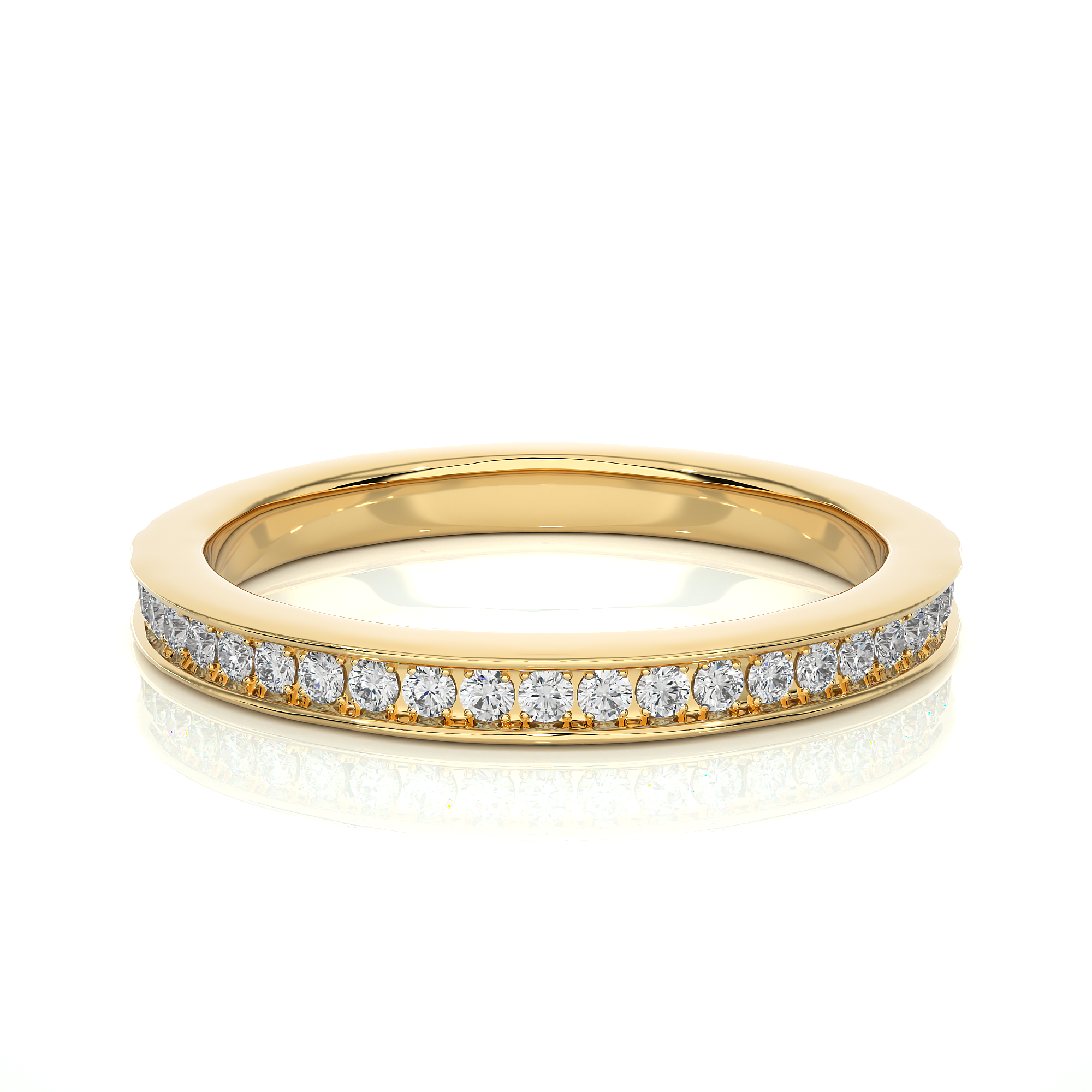 0.19 Carat H Color VS1 Clarity Diamond Studded Natural Diamond Ring.