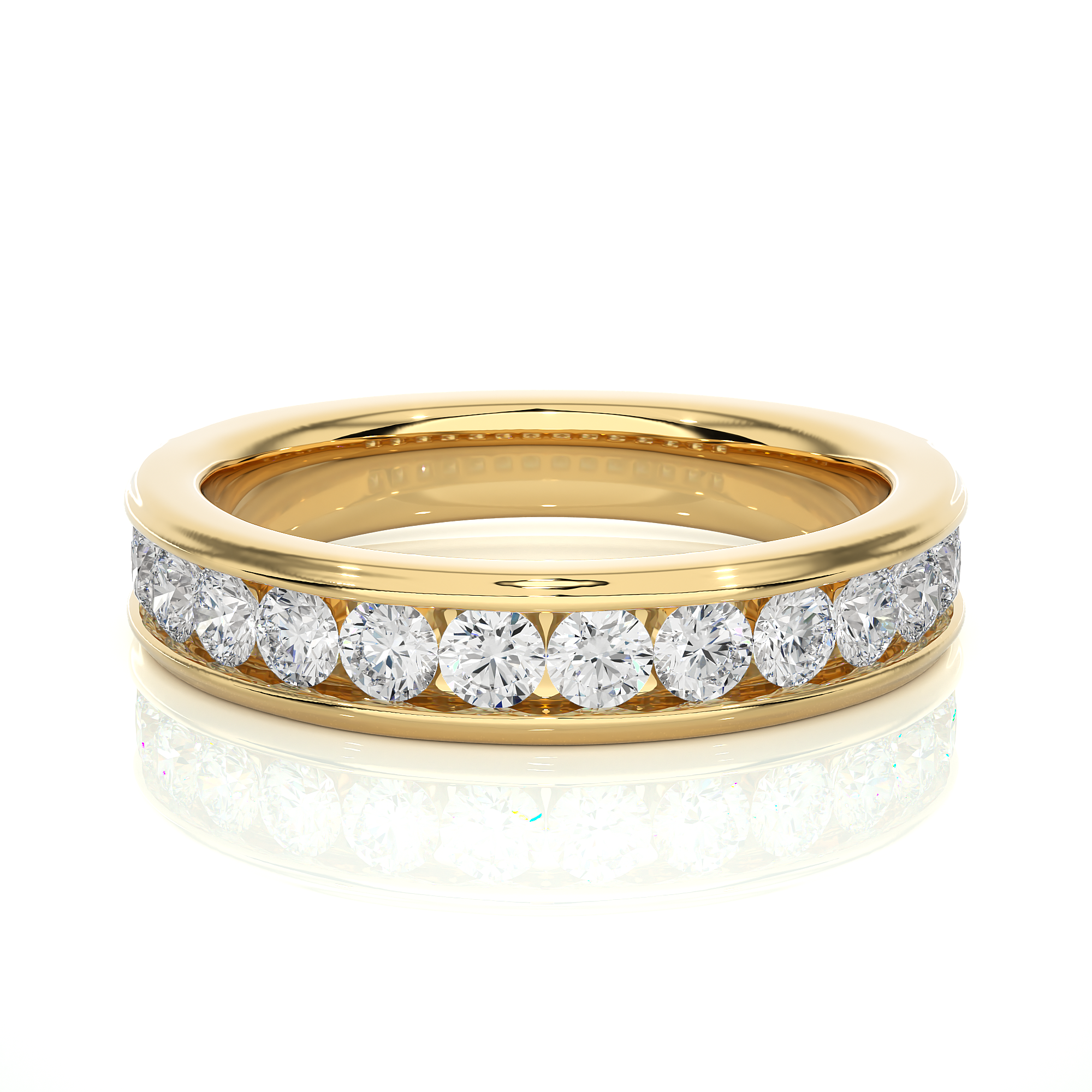 0.92 Carat H Color VS1 Clarity Diamond Studded Natural Diamond Ring.