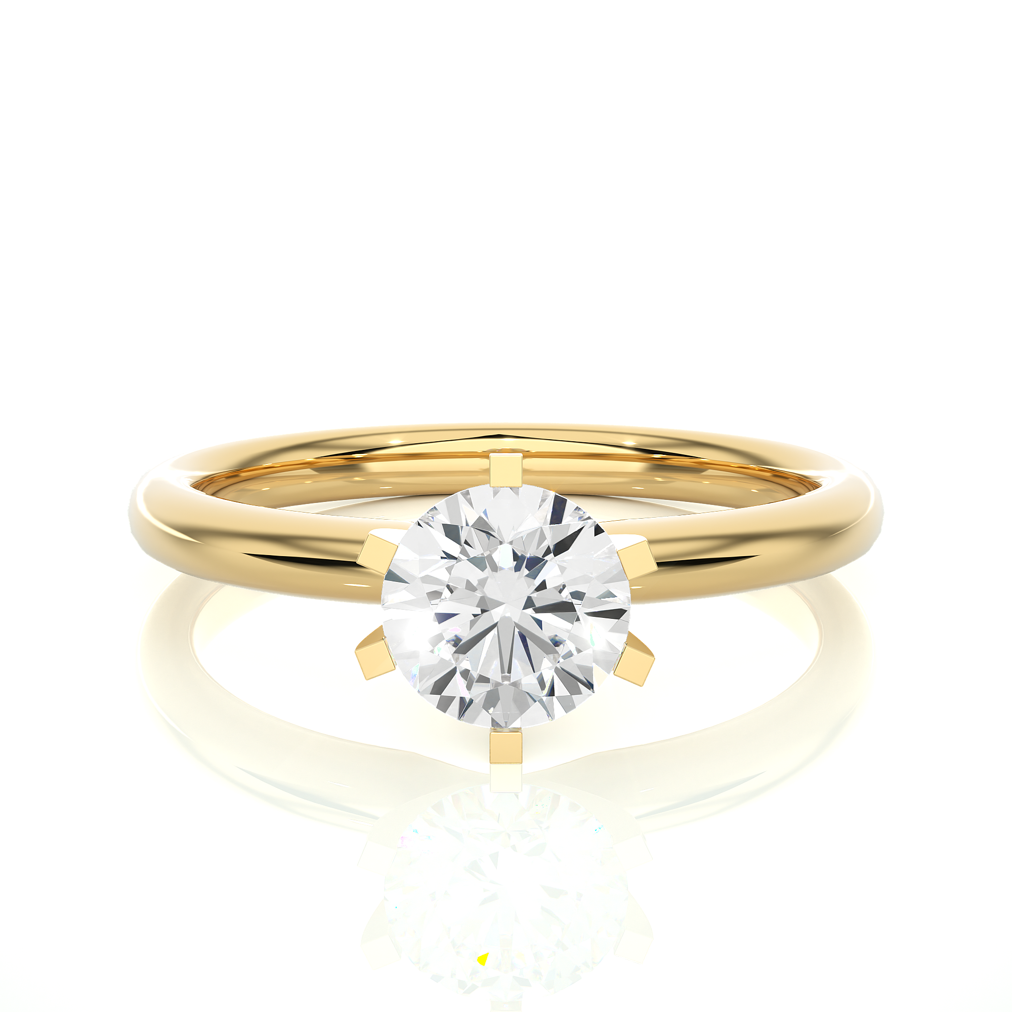 1.18 Carat I Color VS1 Clarity Diamond Studded Natural Diamond Ring.
