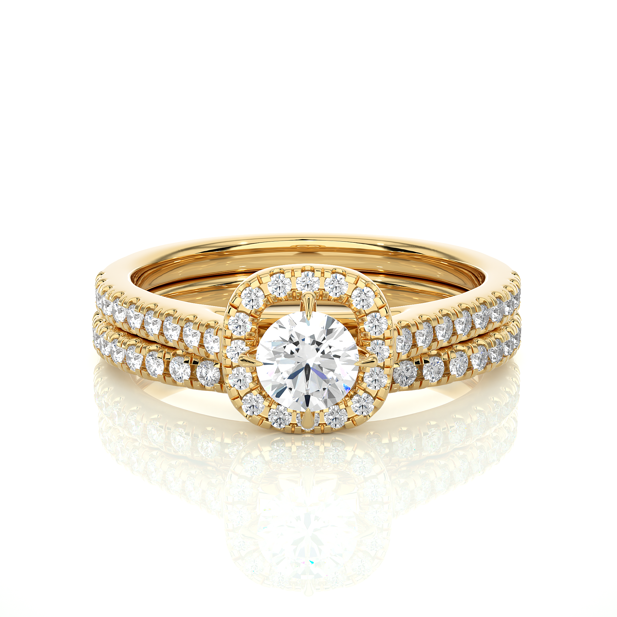 1.31 Carat G Color VS1 Clarity Diamond Studded Natural Diamond Ring.
