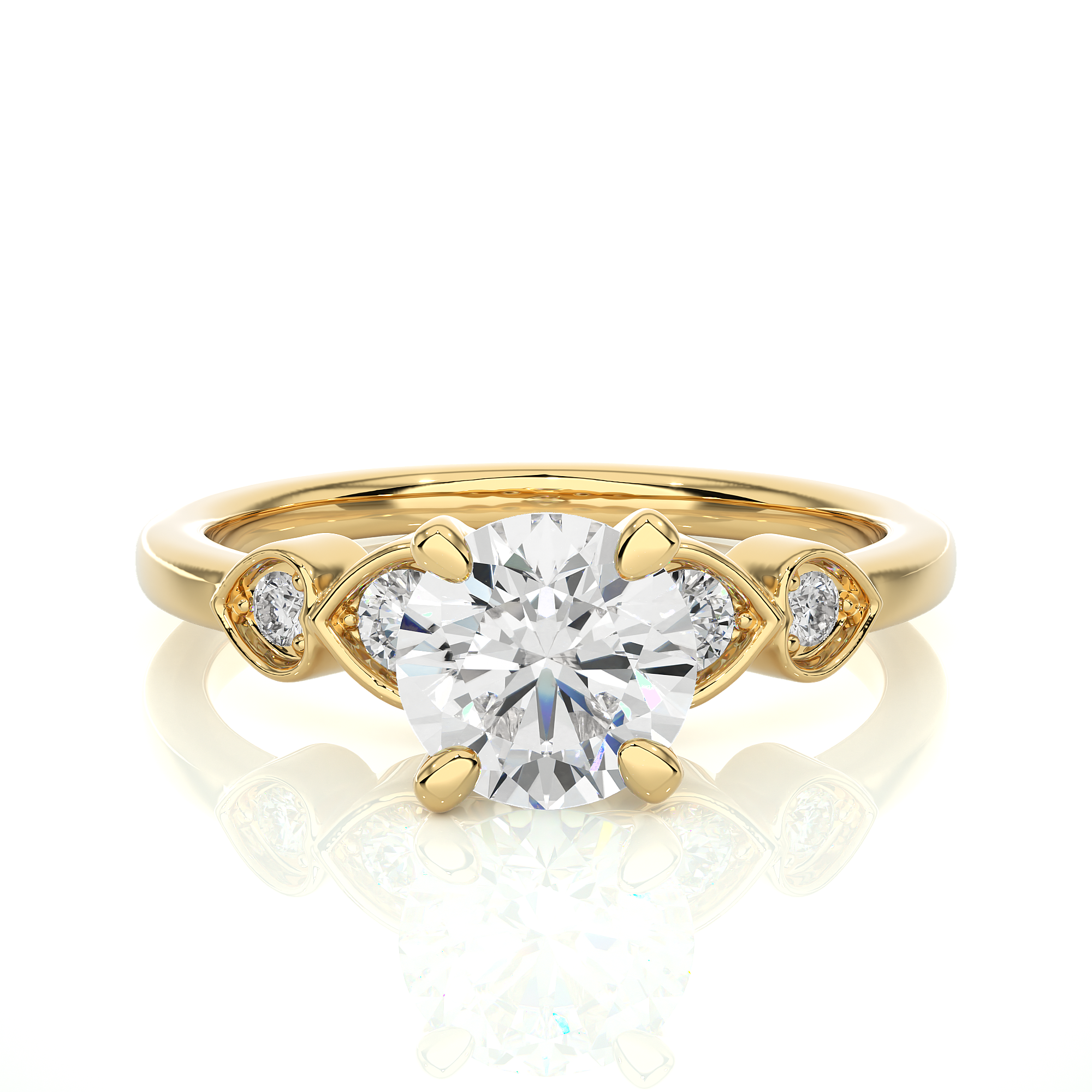 1.21 Carat G Color VS1 Clarity Diamond Studded Natural Diamond Ring.