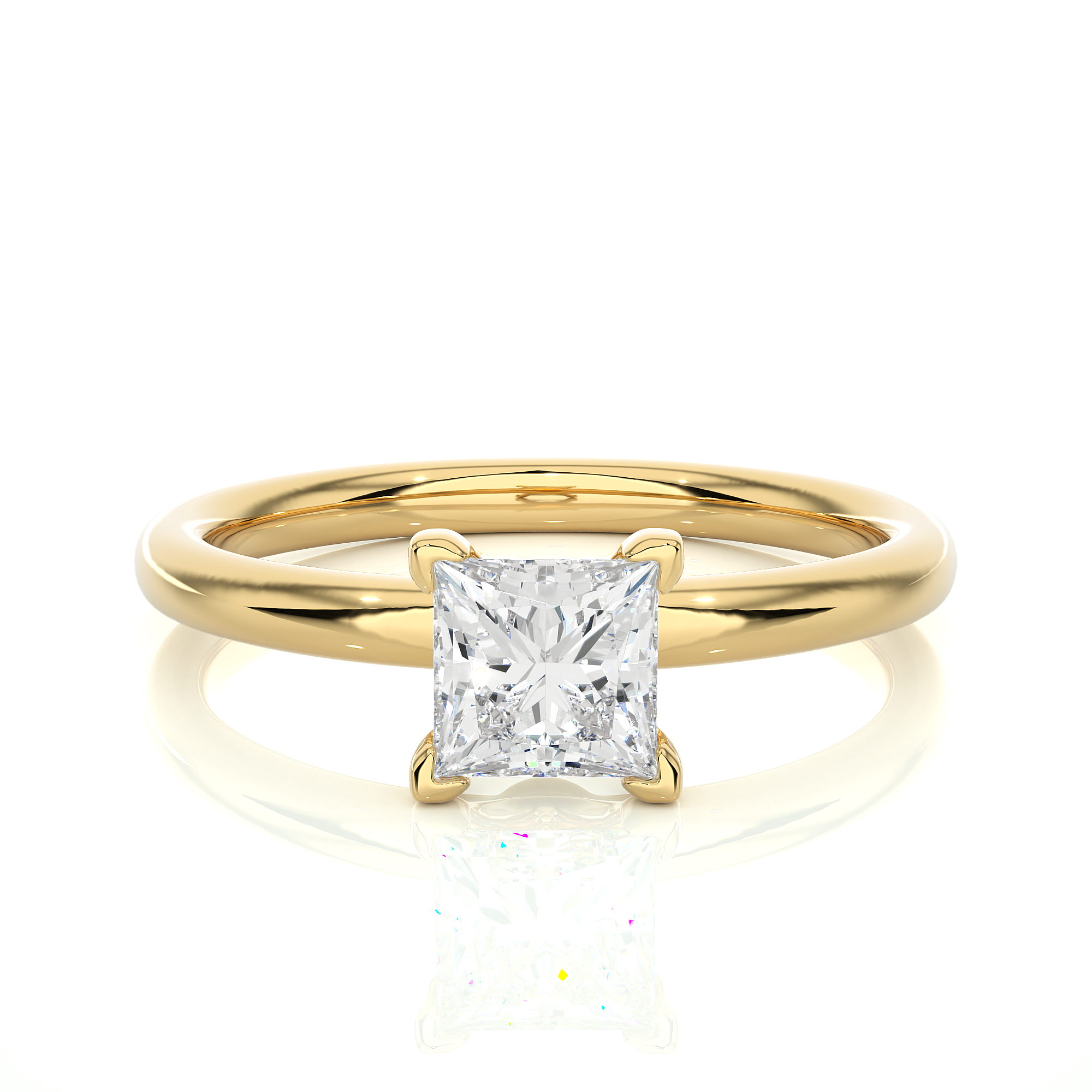 0.78 Carat H Color VS1 Clarity Diamond Studded Natural Diamond Ring.
