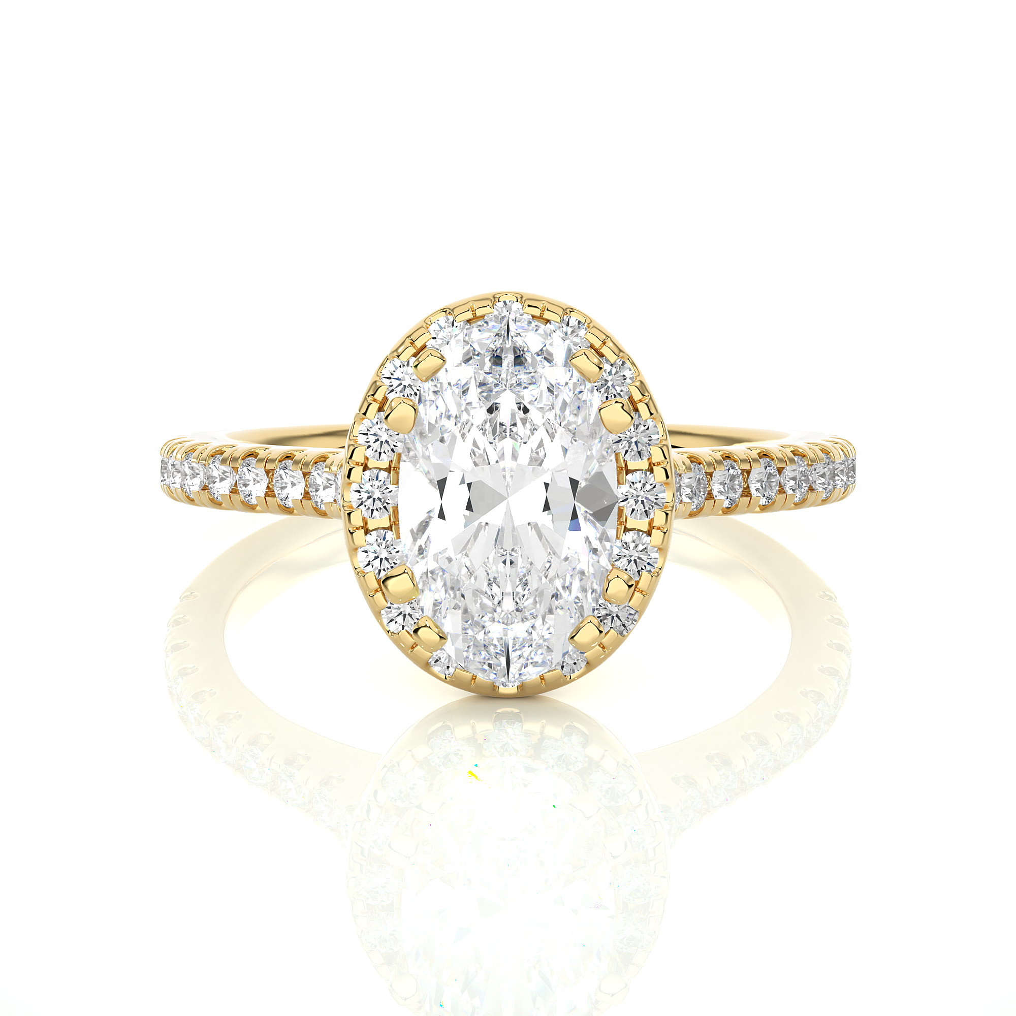 1.26 Carat G Color VS1 Clarity Diamond Studded Natural Diamond Ring.