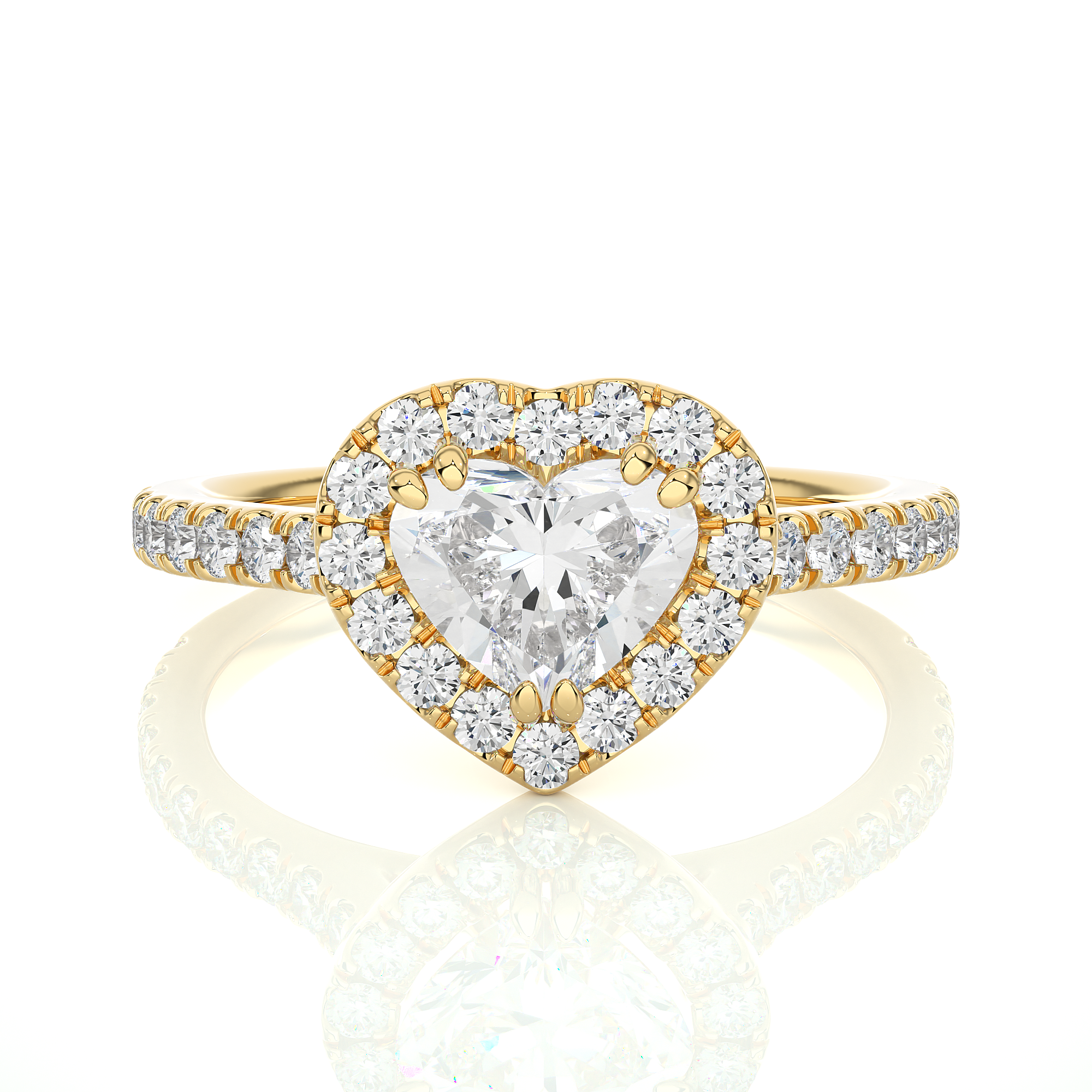 1.33 Carat G Color VS1 Clarity Diamond Studded Natural Diamond Ring.
