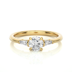0.93 Carat H Color VS1 Clarity Diamond Studded Natural Diamond Ring