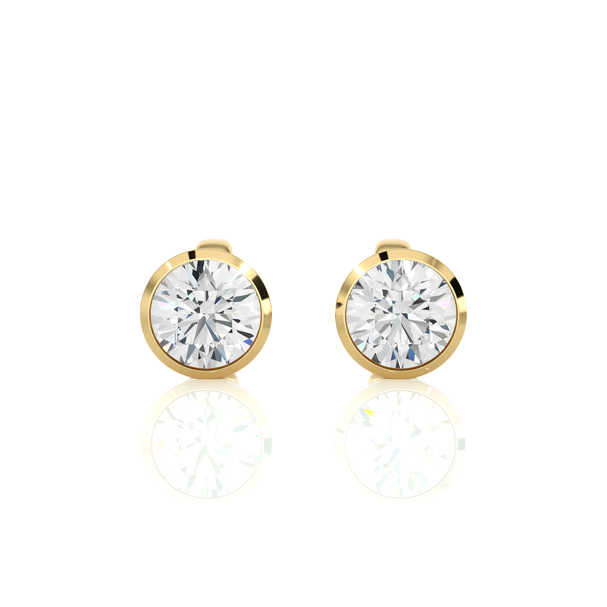 Buy 1.18Ct Natural Diamond Stud Earrings | Solitairekart