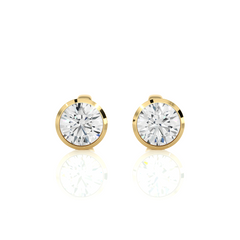 1.18 Carat H Color VS1 Clarity Diamond Studded Natural Diamond Studs Earrings