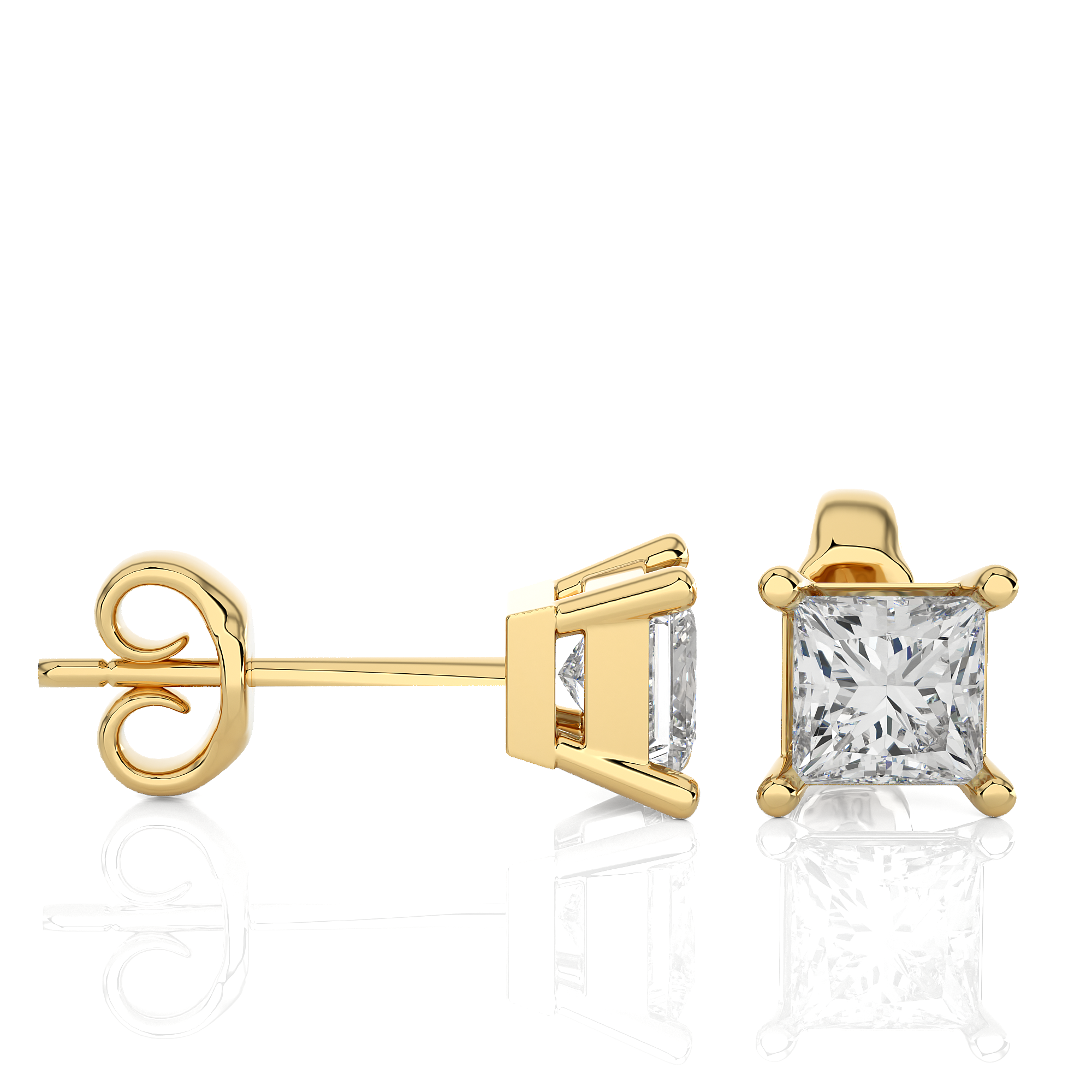 Buy 1Ct Natural Diamond Stud Earrings | Solitairekart