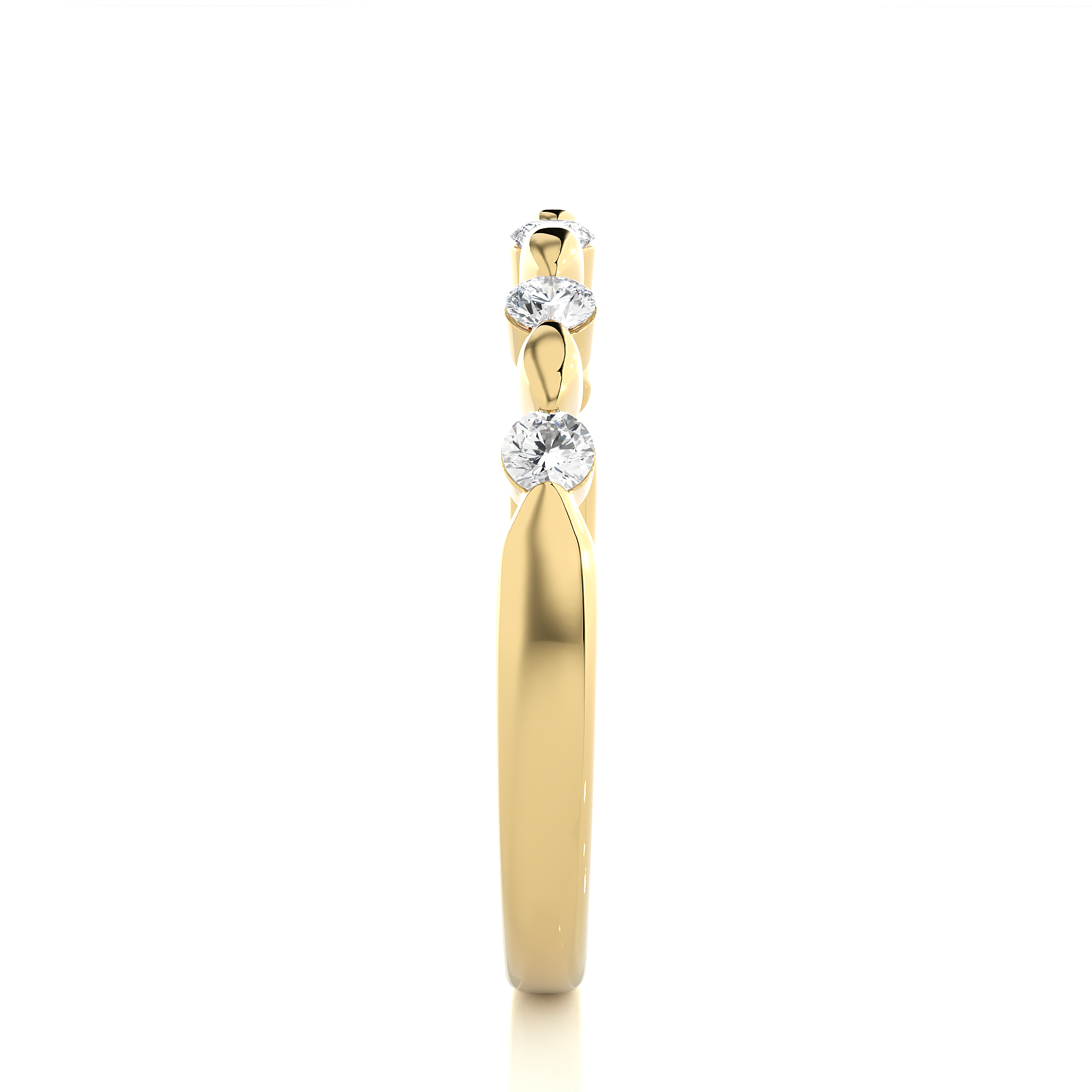 0.26 Carat H Color VS1 Clarity Diamond Studded Natural Diamond Ring.