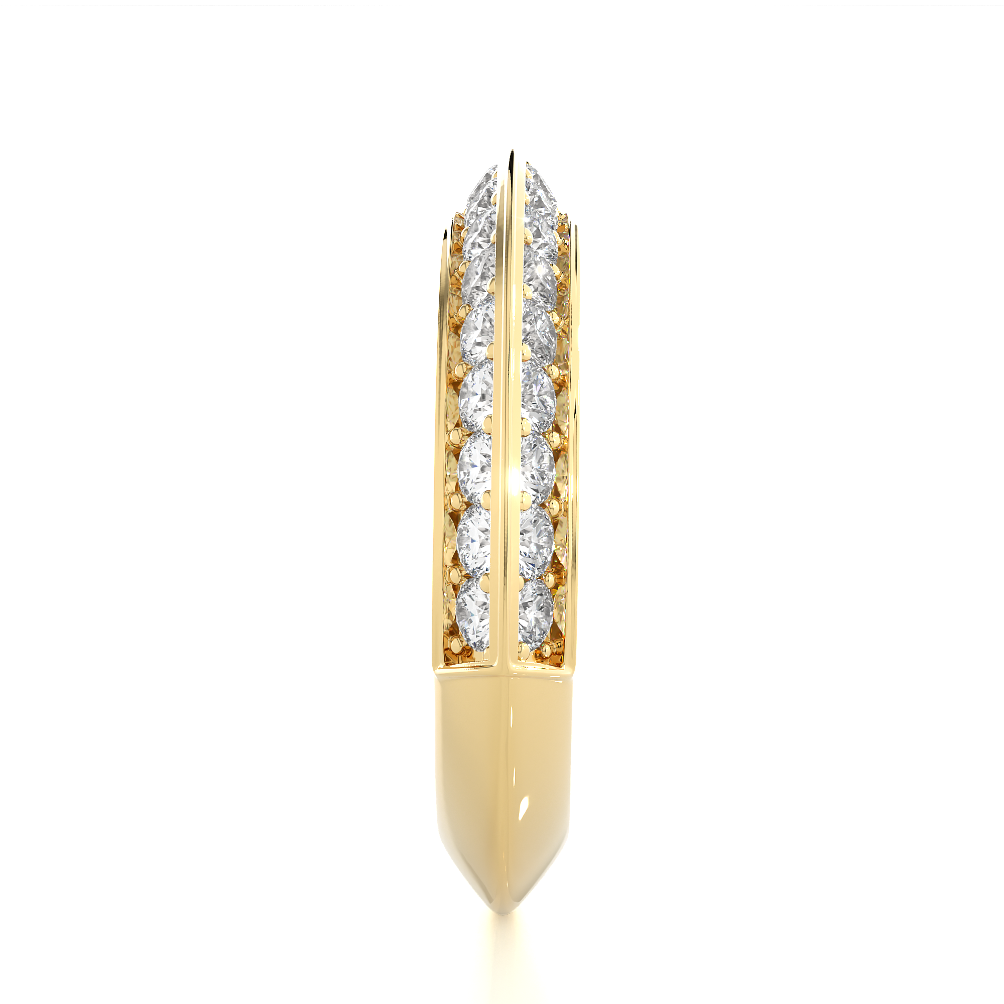 1.02 Carat H Color VS1 Clarity Diamond Studded Natural Diamond Ring.