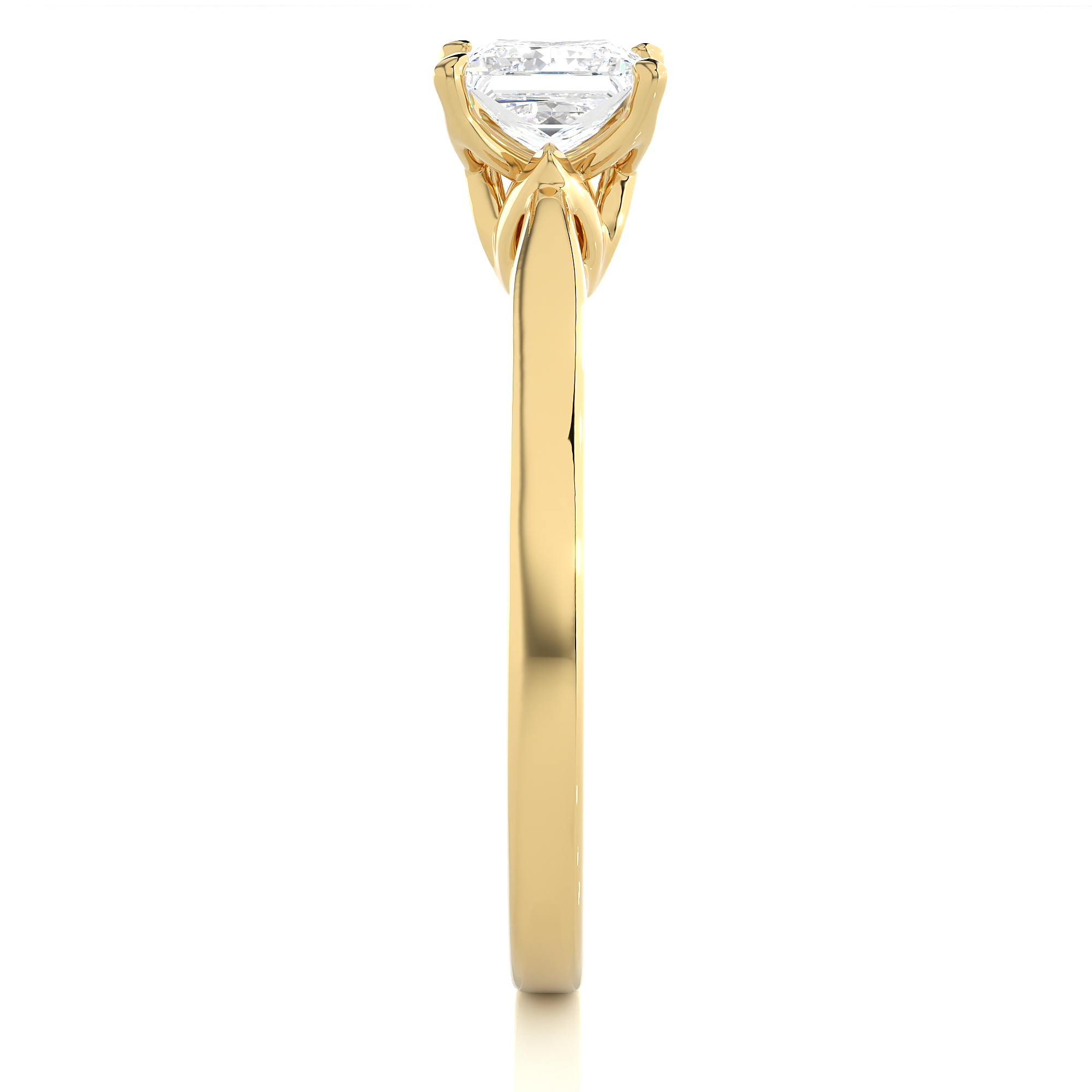 0.57 Carat G Color VS1 Clarity Diamond Studded Natural Diamond Ring.