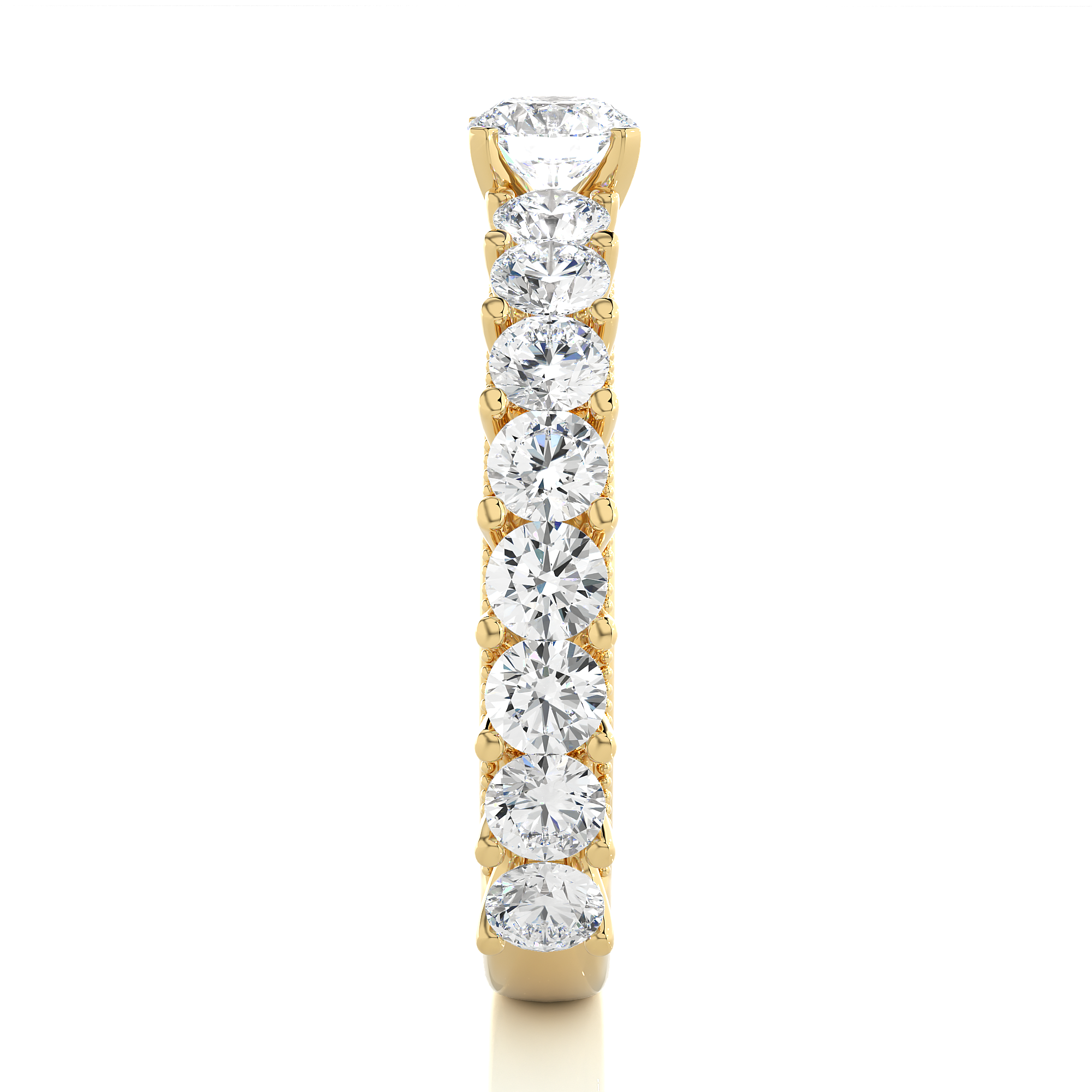 2.53 Carat H Color VS1 Clarity Diamond Studded Natural Diamond Ring.