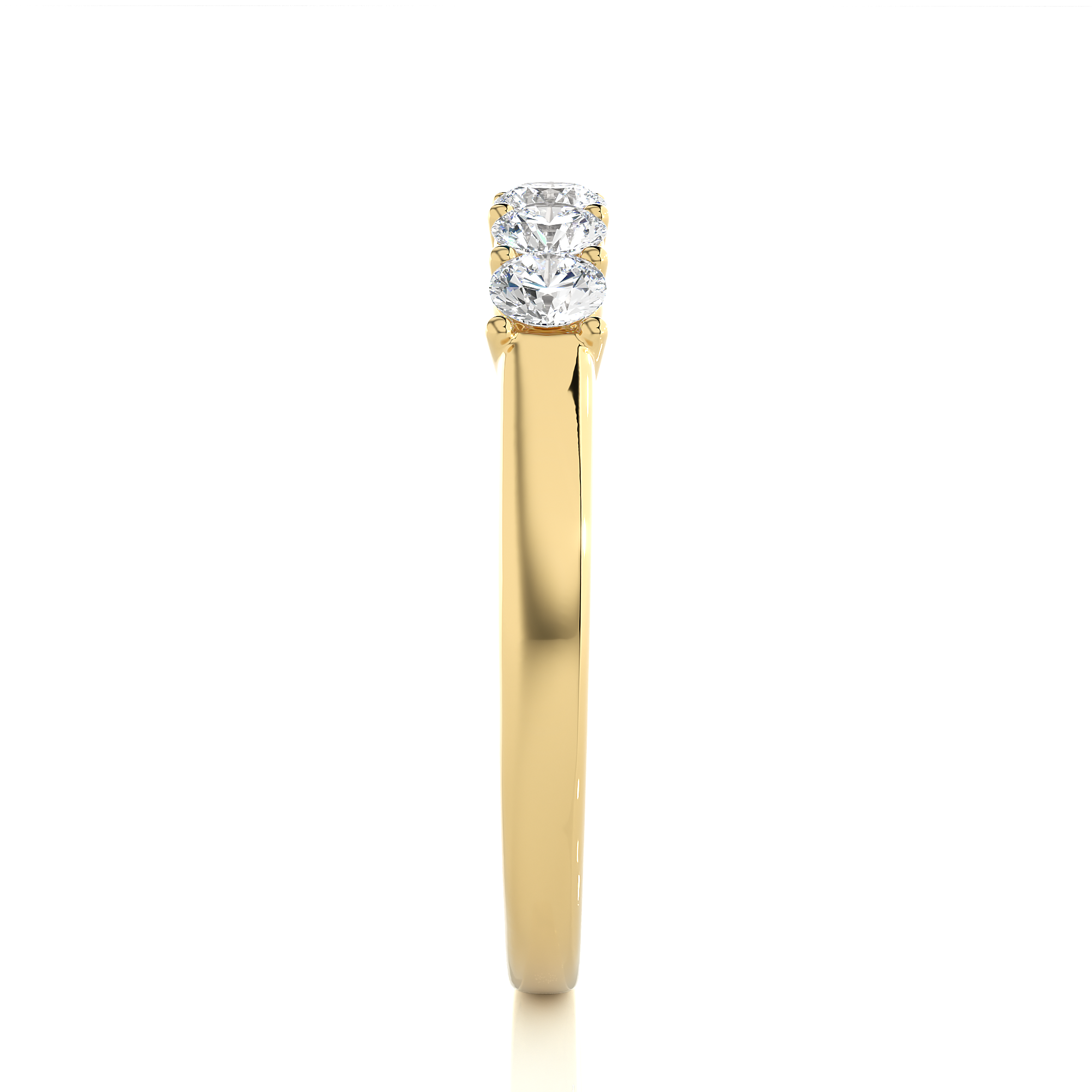 0.51 Carat HI Color VS1 Clarity Diamond Studded Natural Diamond Ring.