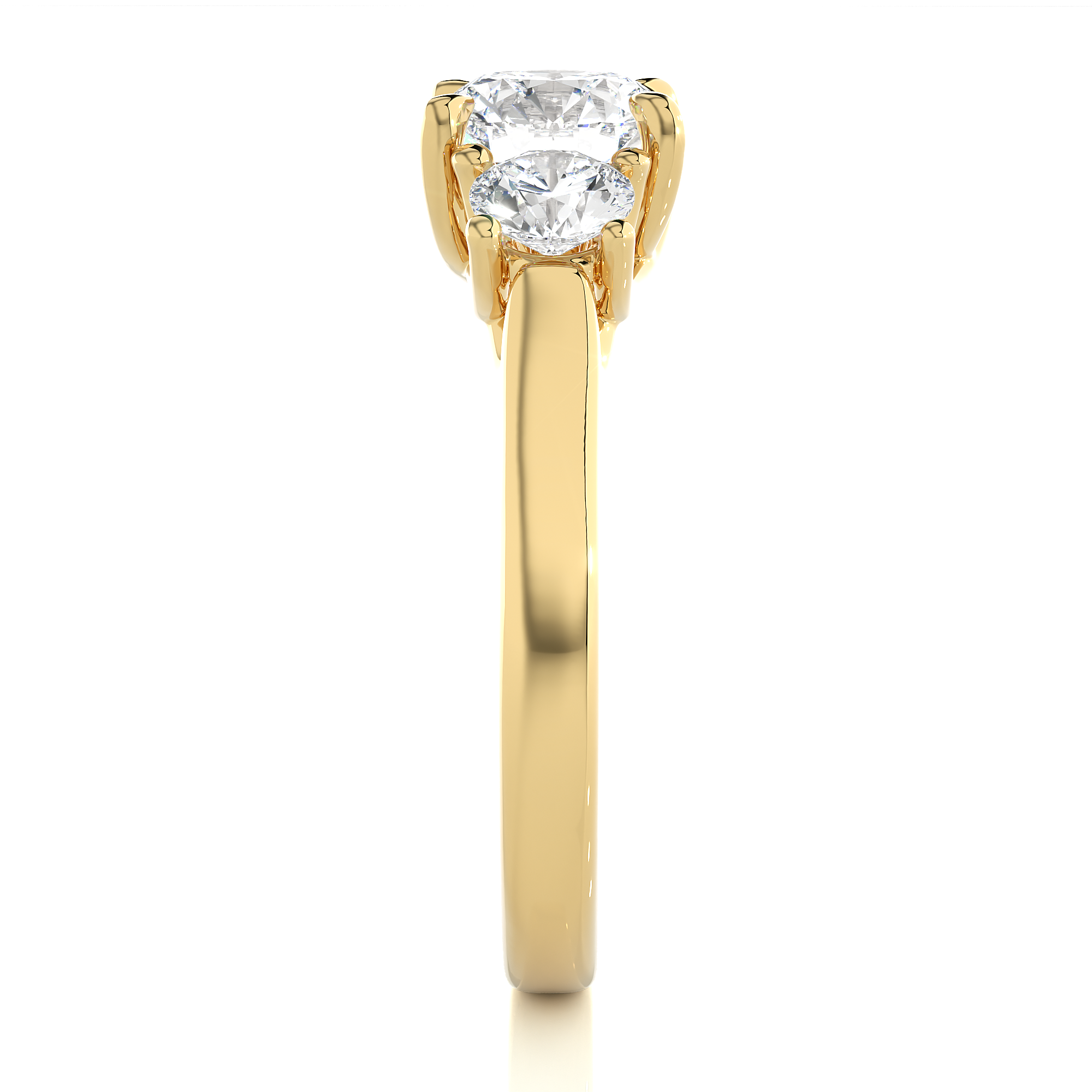 1.95 Carat I Color VS1 Clarity Diamond Studded Natural Diamond Ring.
