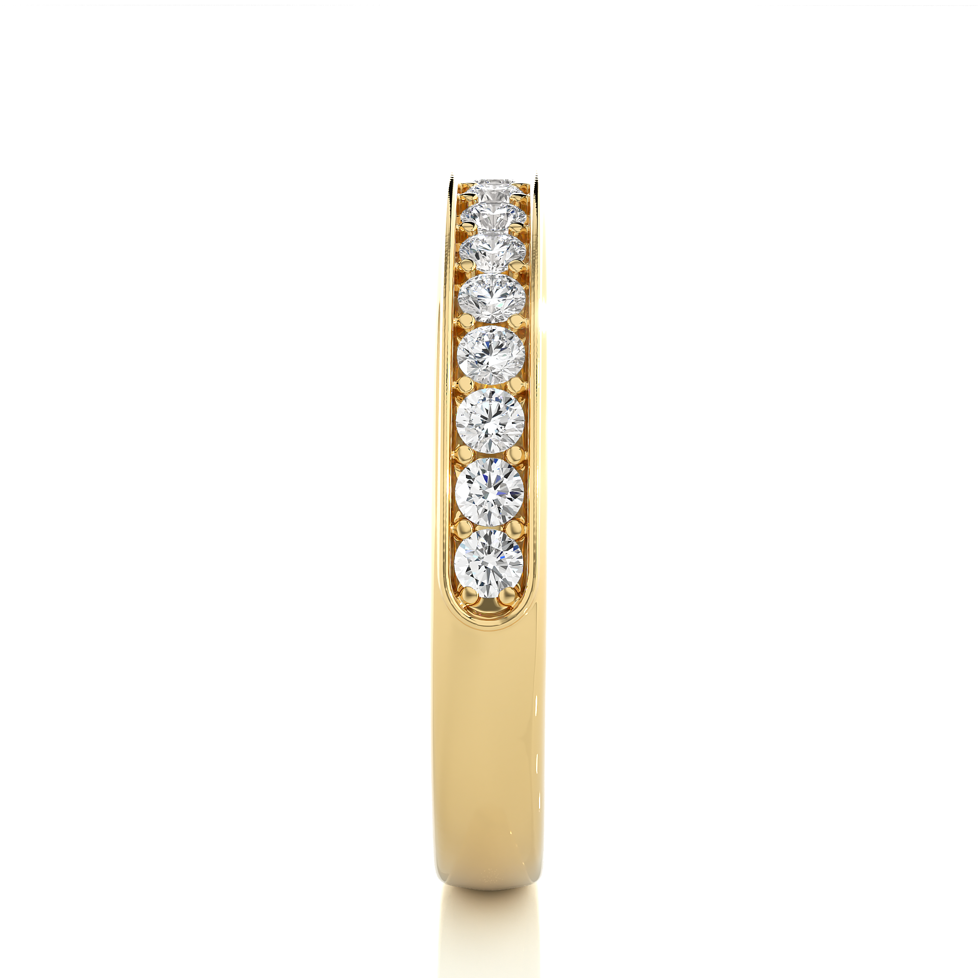 0.41 Carat HI Color VS1 Clarity Diamond Studded Natural Diamond Ring.