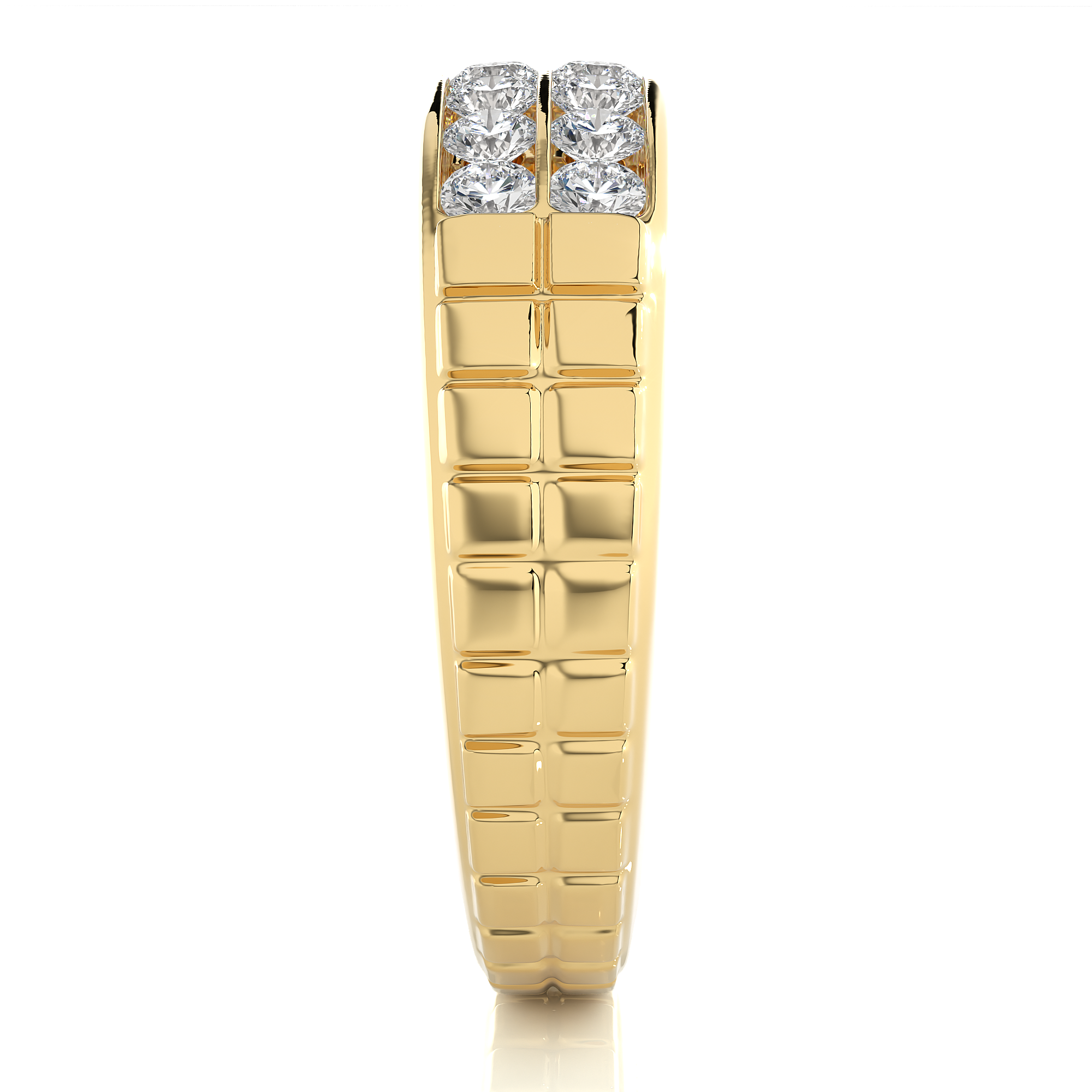 0.82 Carat IJ Color VS1 Clarity Diamond Studded Natural Diamond Ring.