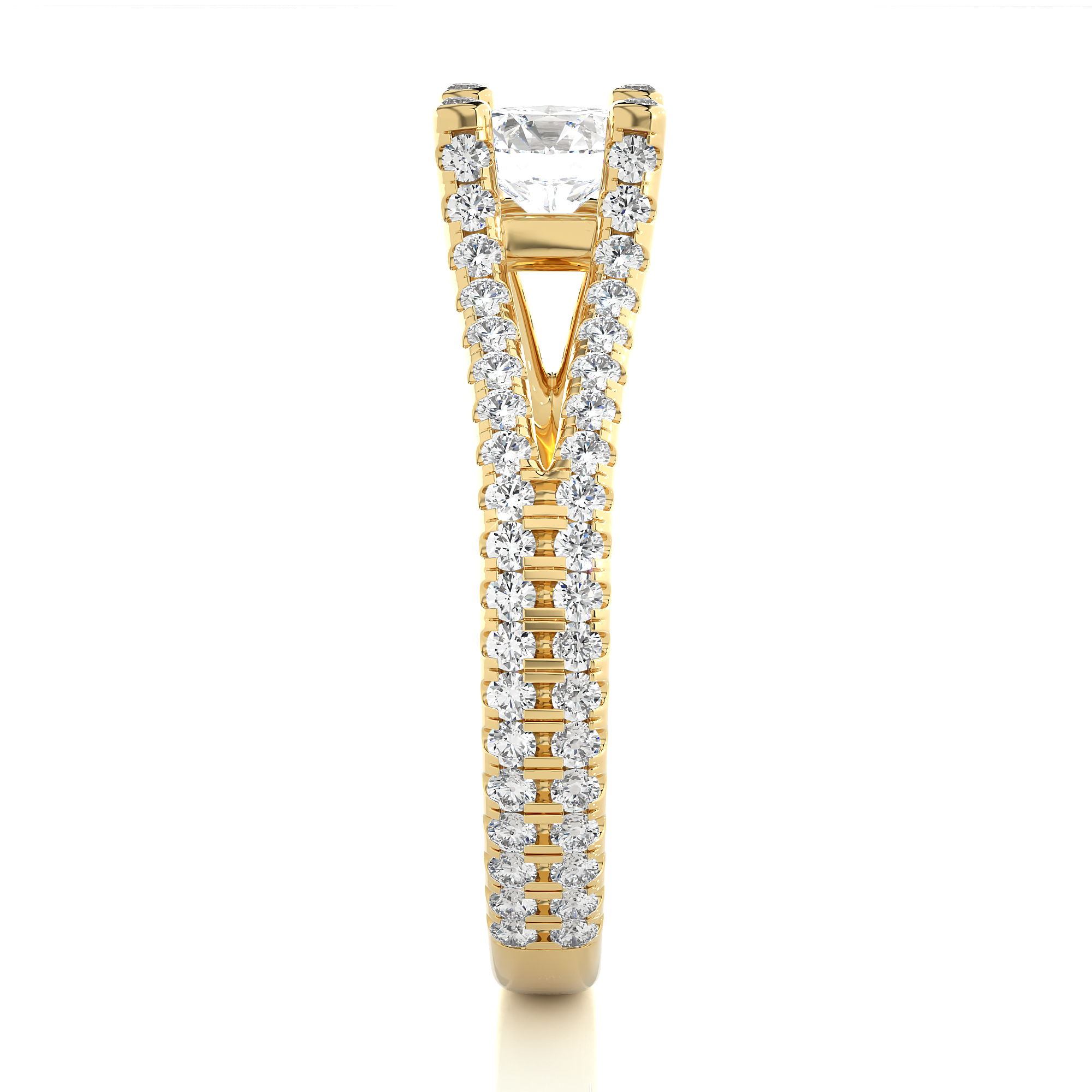 1.08 Carat G Color VS1 Clarity Diamond Studded Natural Diamond Ring.