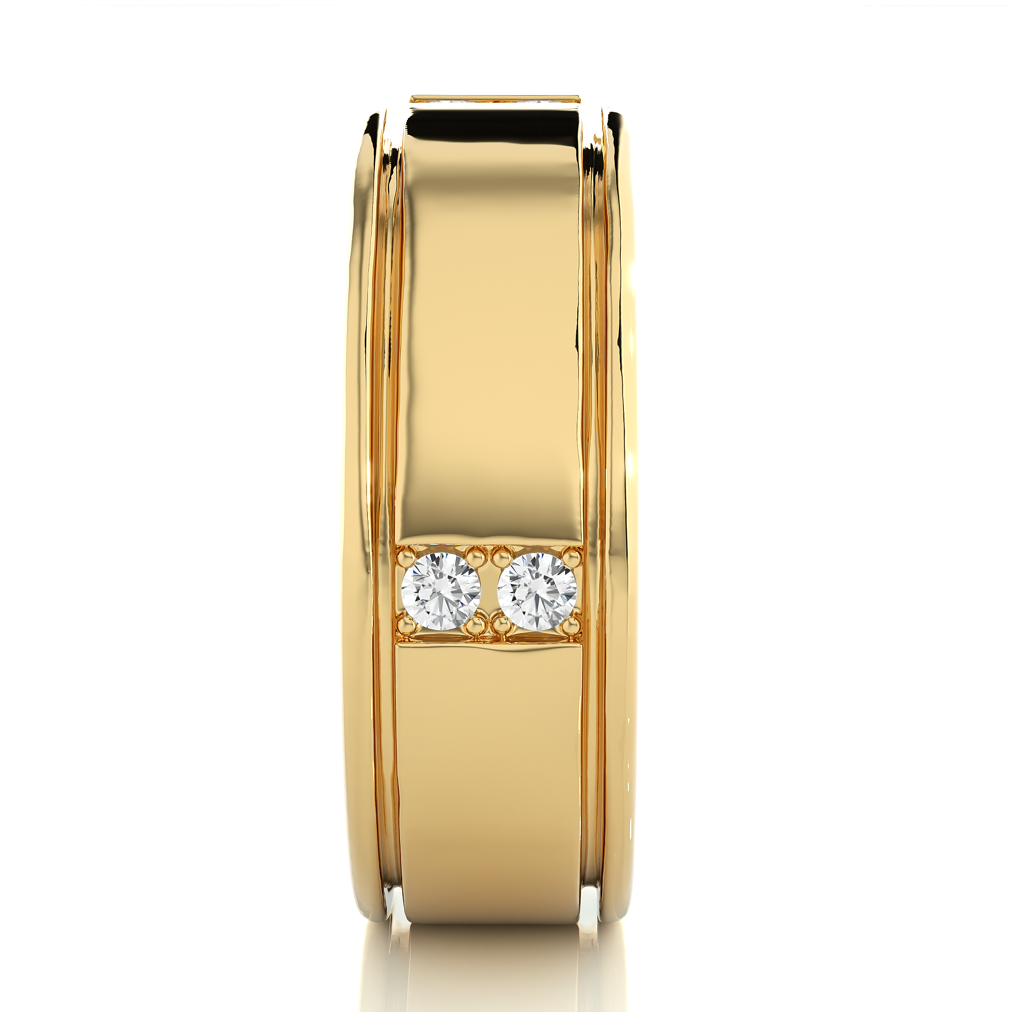 0.28 Carat IJ Color VS1 Clarity Diamond Studded Natural Diamond Ring.