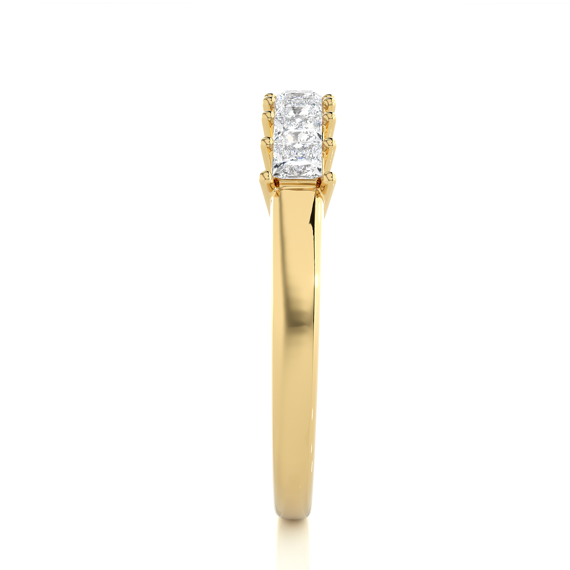 0.50 Carat IJ Color VS1 Clarity Diamond Studded Natural Diamond Ring.