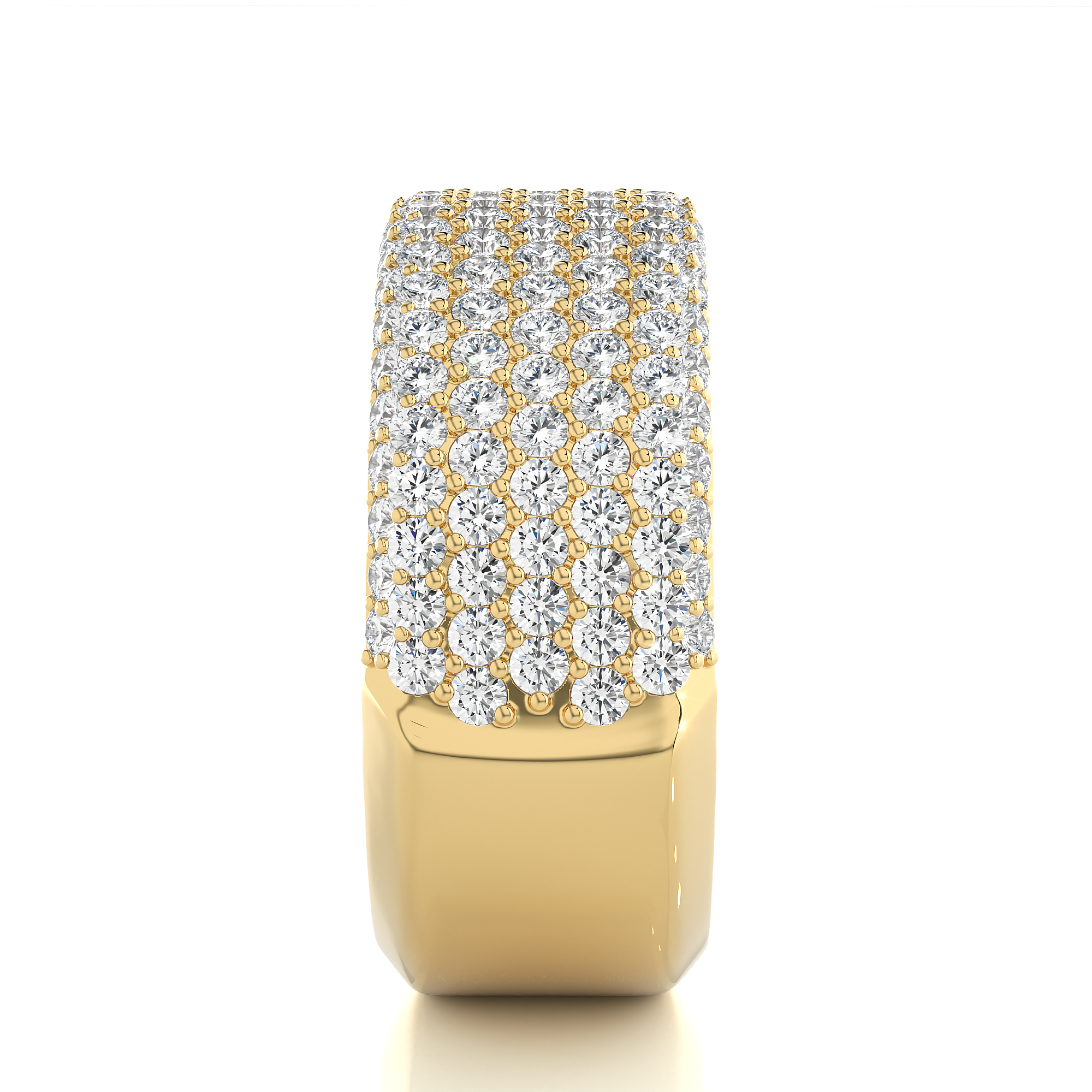 1.93 Carat HI Color VS1 Clarity Diamond Studded Natural Diamond Ring.