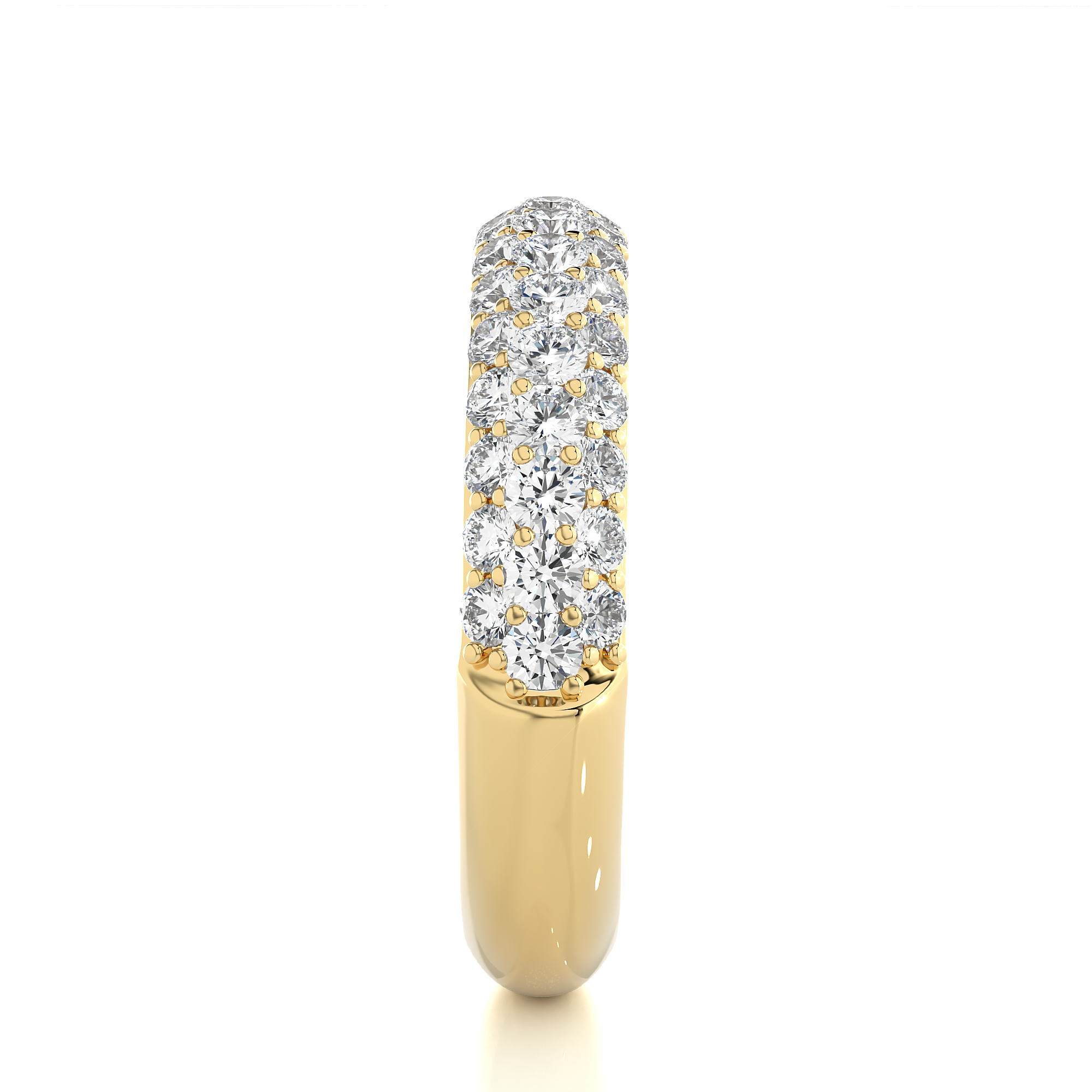 0.93 Carat HI Color VS1 Clarity Diamond Studded Natural Diamond Ring.