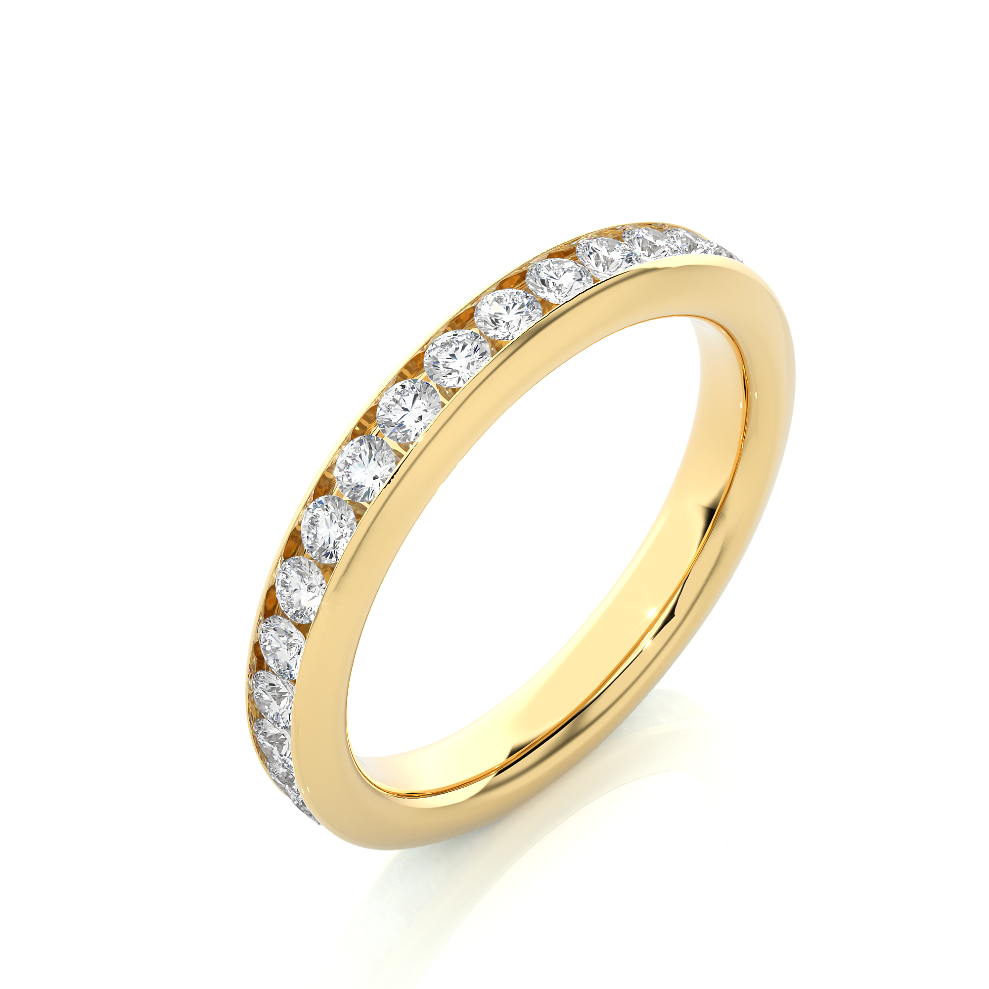 0.96 Carat G Color VS1 Clarity Diamond Studded Natural Diamond Ring.
