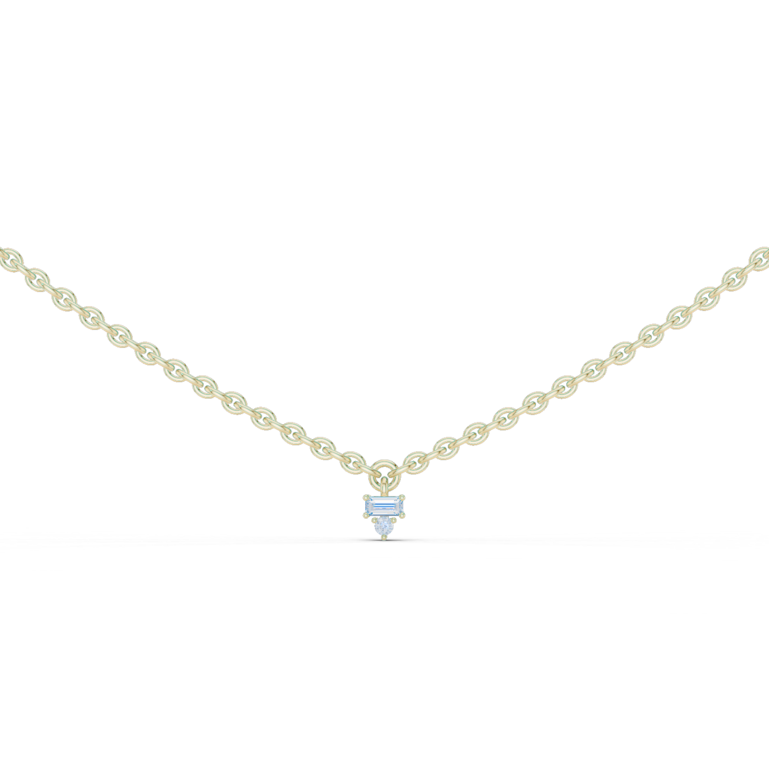 0.305 Ct Natural Diamond Pendant Necklace – EF/VS