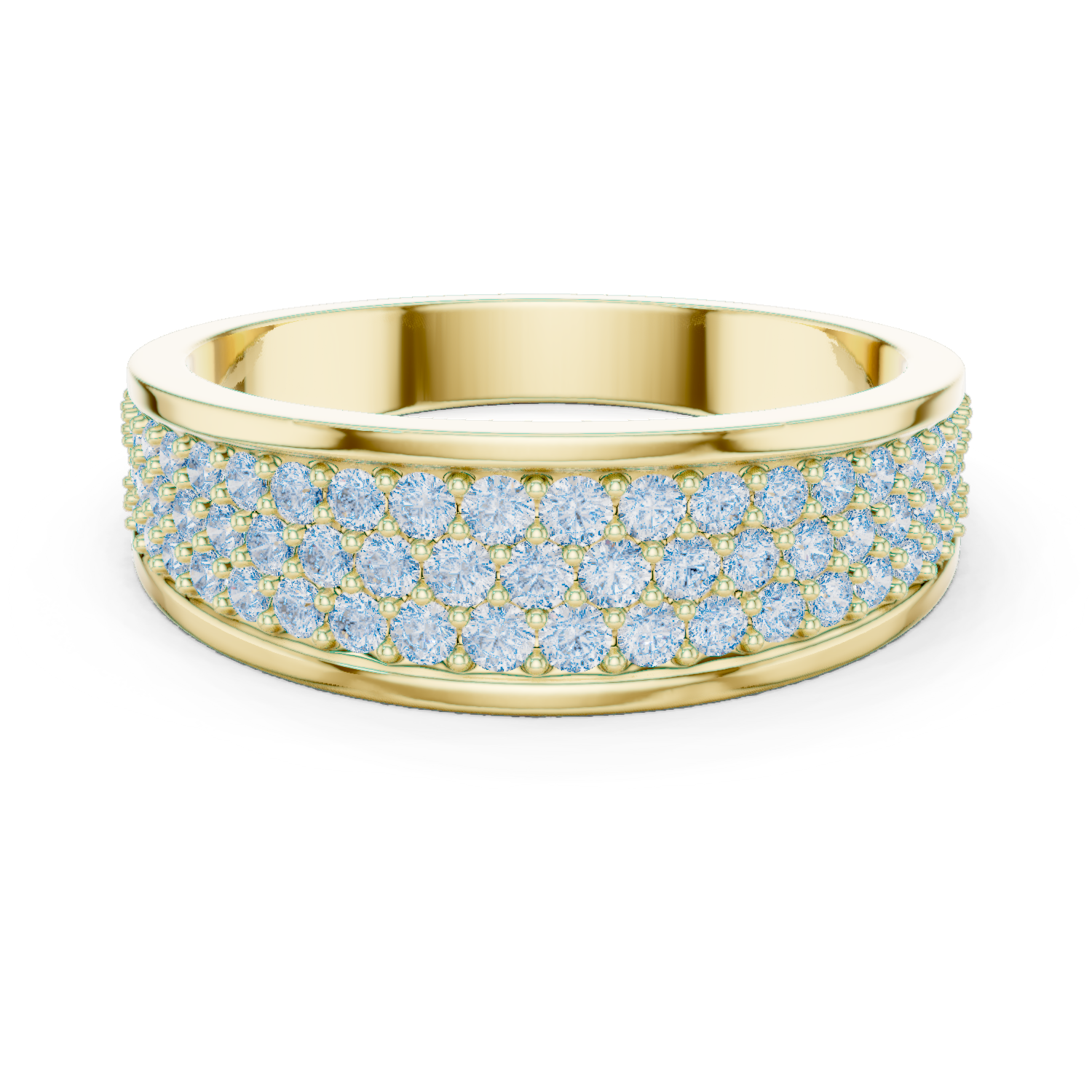 Natural Diamond Men's Band Ring 0.927ct EF/VS – Certified Luxury