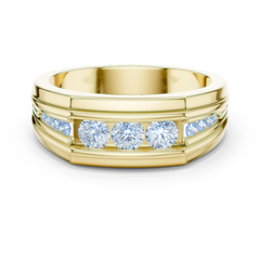 Natural Diamond Men’s Ring – 0.585ct GH/VS Signature Luxury