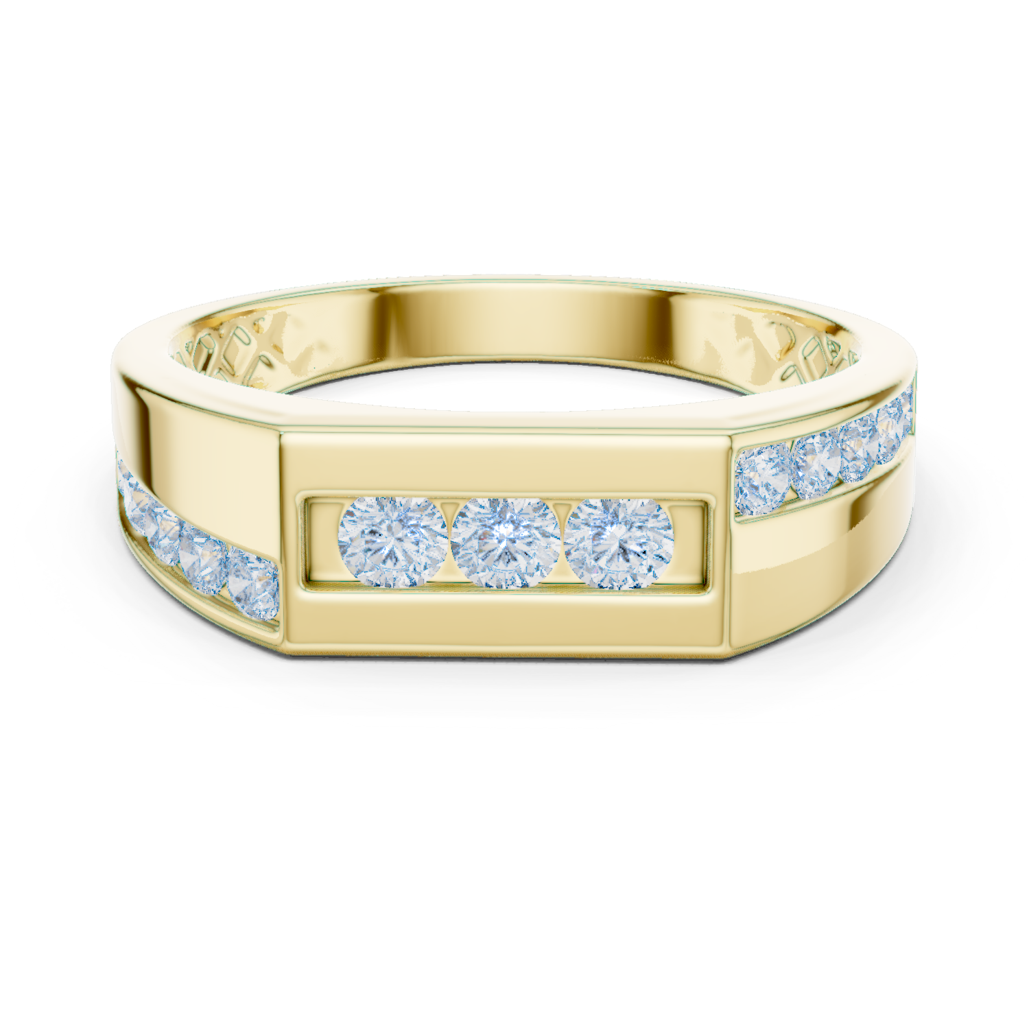 Natural Diamond Men’s Ring – 0.545ct EF/VS Supreme Quality