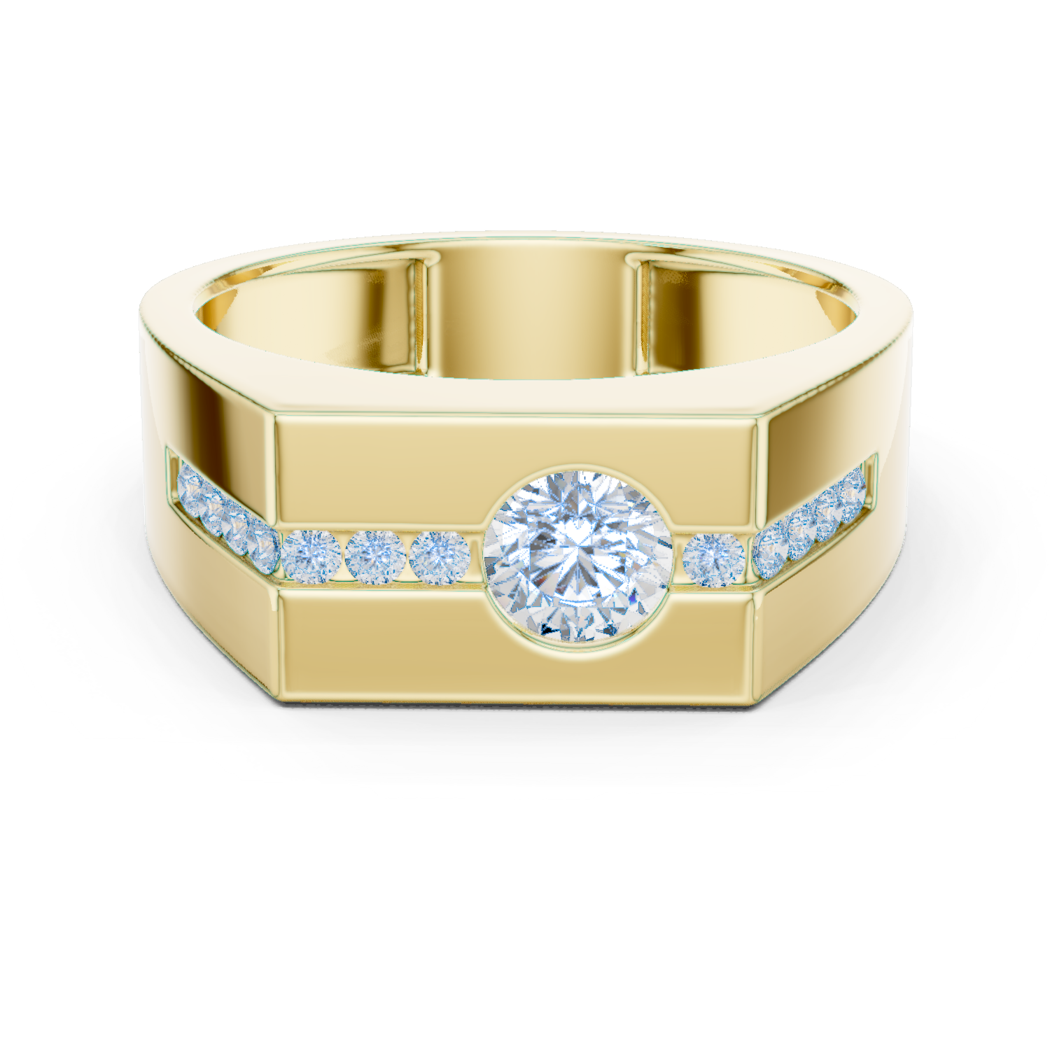 Natural Diamond Men’s Ring – 0.680ct EF/VS Elite Luxury