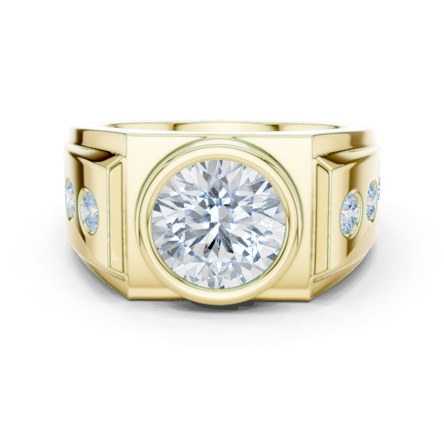 Natural Diamond Men’s Ring – 3.66ct J/VS1 Luxury Edition