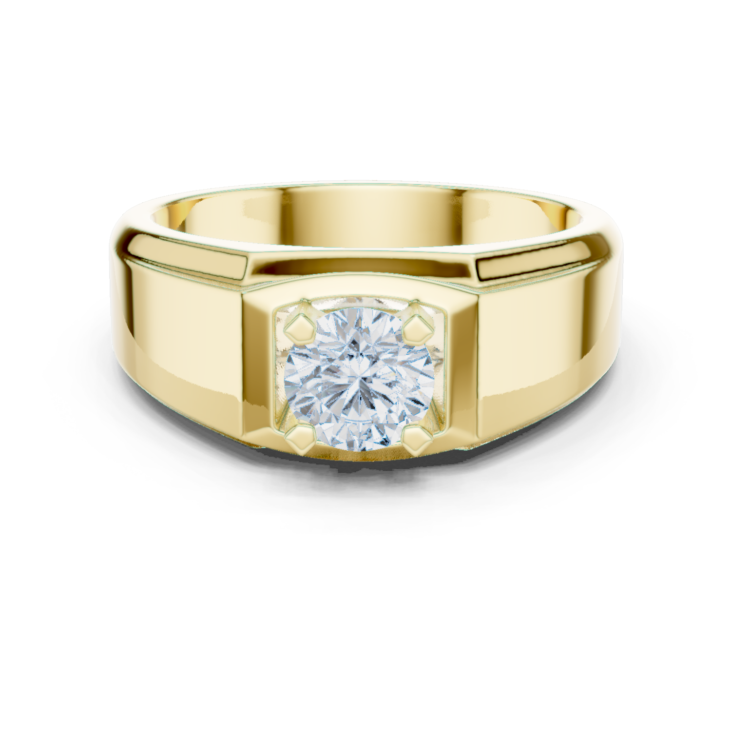 Natural Diamond Men’s Ring – 0.75ct I/VS1 Royal Signature Edition
