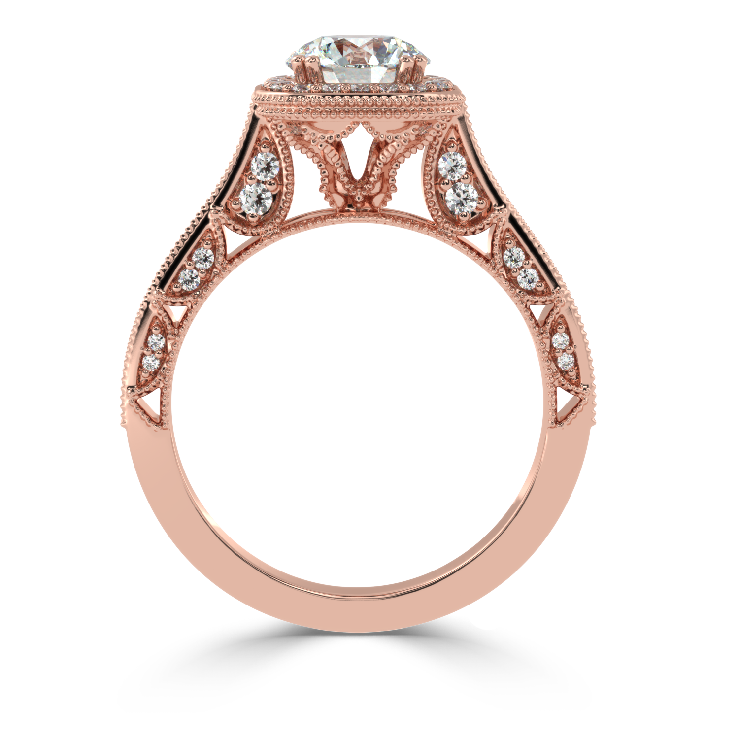 1.63 Carat G Color VS1 Clarity Diamond Studded Natural Diamond Ring.