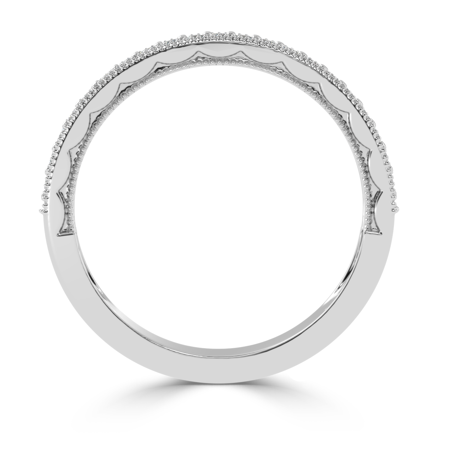 0.21 Carat H Color VS1 Clarity Diamond Studded Natural Diamond Ring.