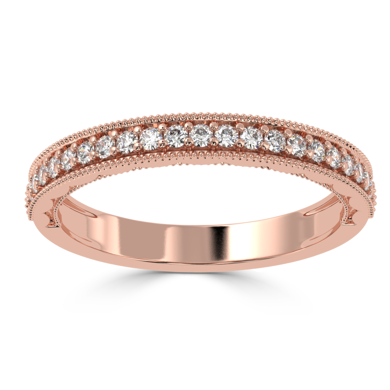 0.21 Carat H Color VS1 Clarity Diamond Studded Natural Diamond Ring.