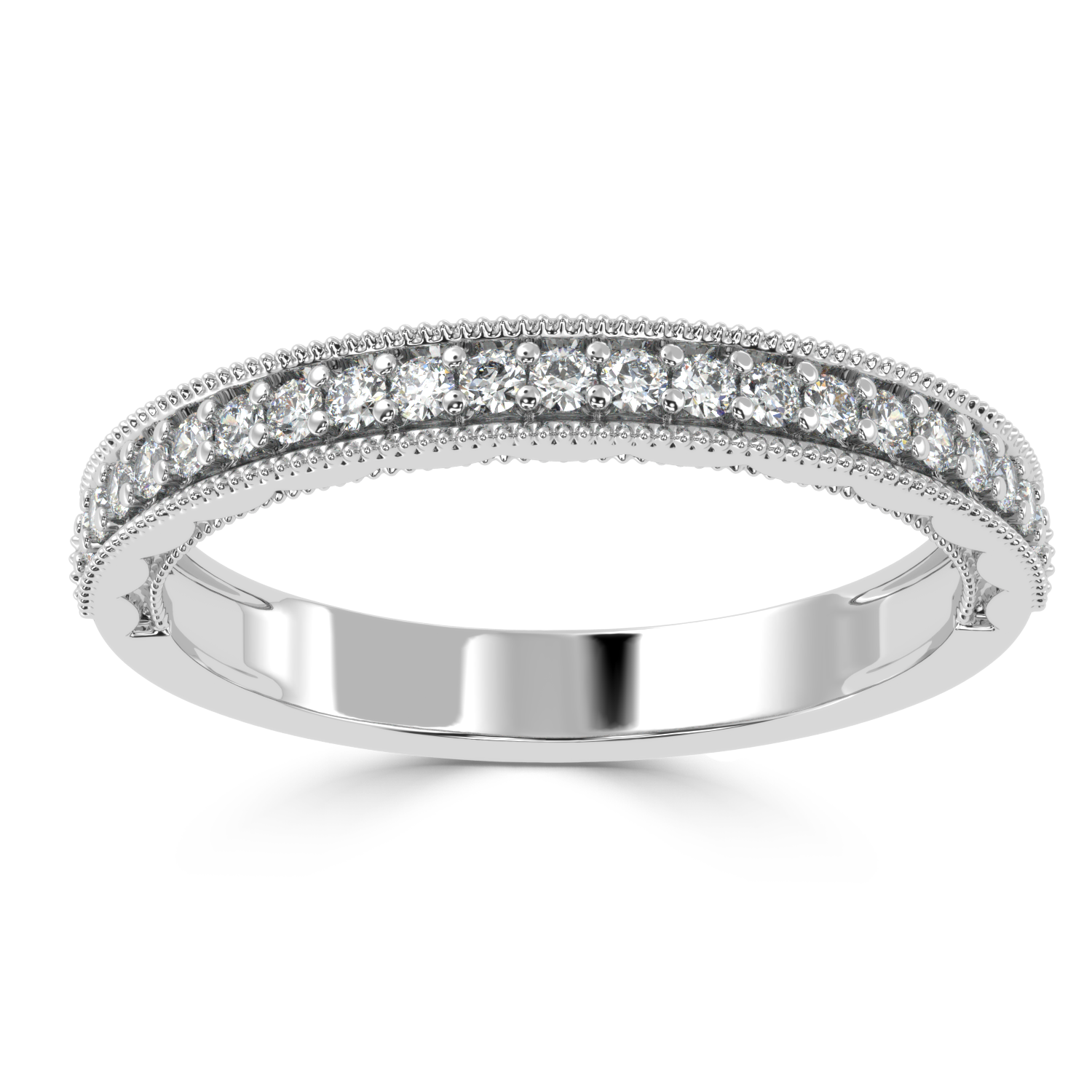 0.21 Carat H Color VS1 Clarity Diamond Studded Natural Diamond Ring.