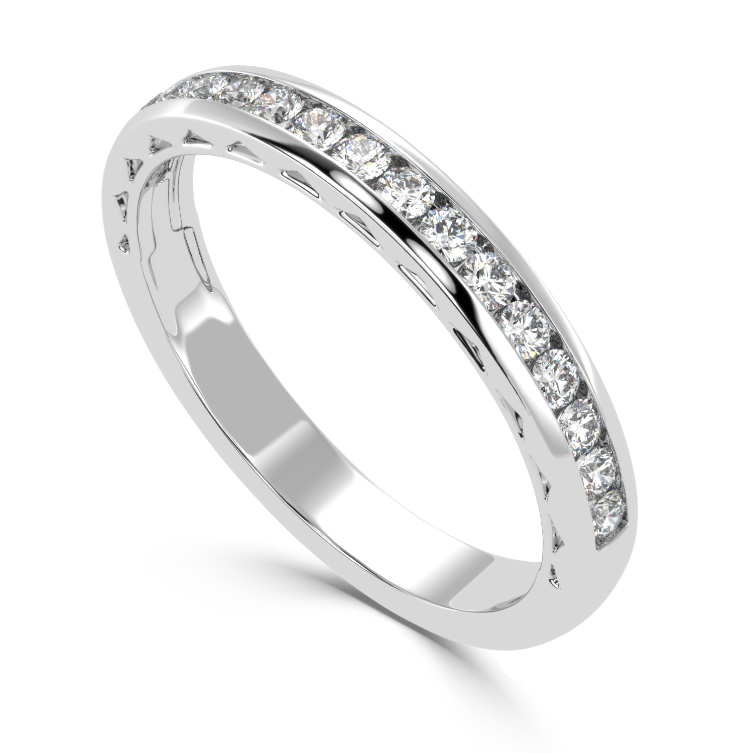 0.31 Carat G Color VS1 Clarity Diamond Studded Natural Diamond Ring.