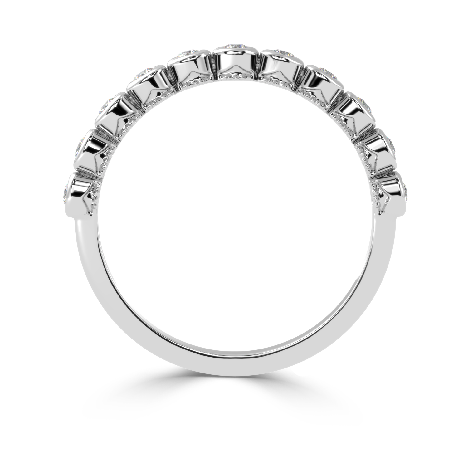 0.23 Carat H Color VS1 Clarity Diamond Studded Natural Diamond Ring.