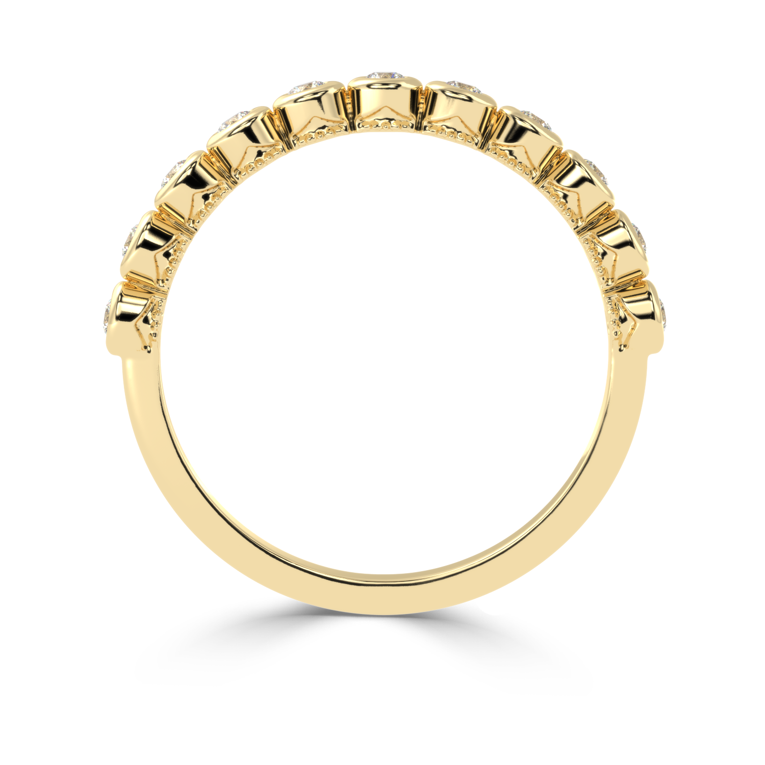 0.23 Carat H Color VS1 Clarity Diamond Studded Natural Diamond Ring.