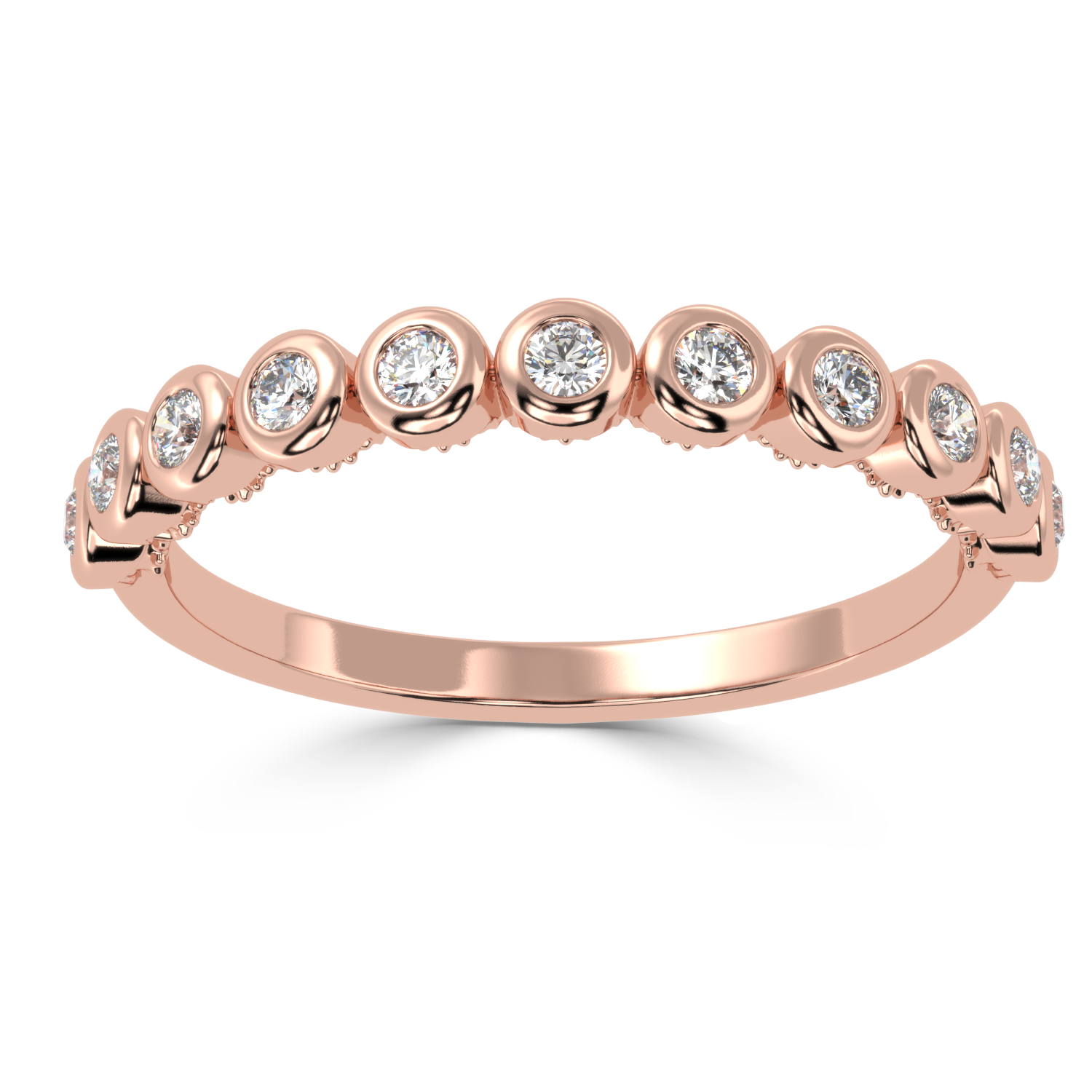 0.23 Carat H Color VS1 Clarity Diamond Studded Natural Diamond Ring.