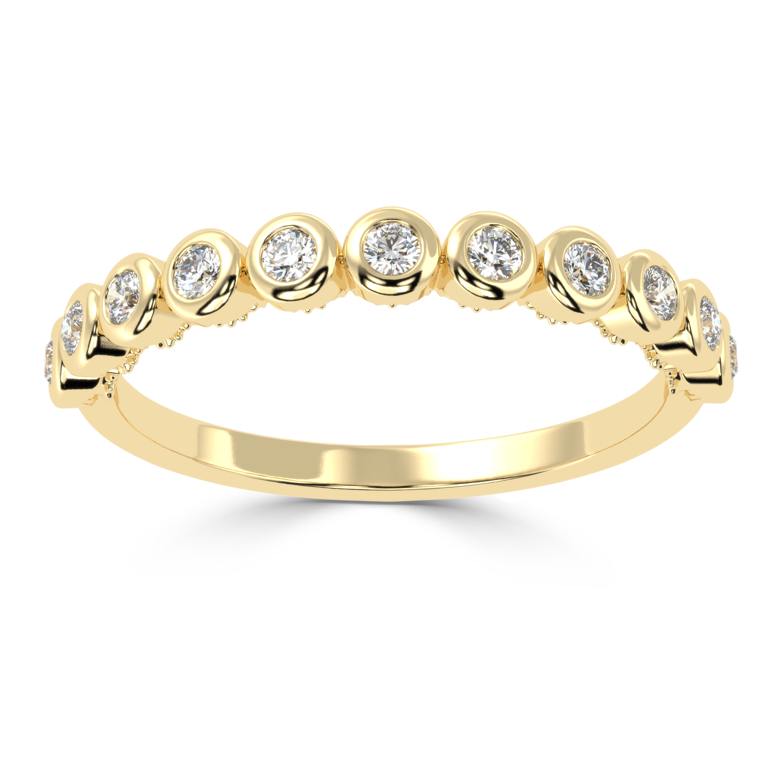 0.23 Carat H Color VS1 Clarity Diamond Studded Natural Diamond Ring.