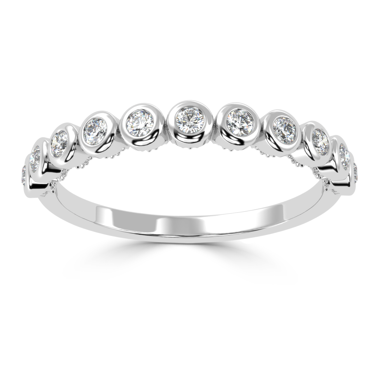 0.23 Carat H Color VS1 Clarity Diamond Studded Natural Diamond Ring.